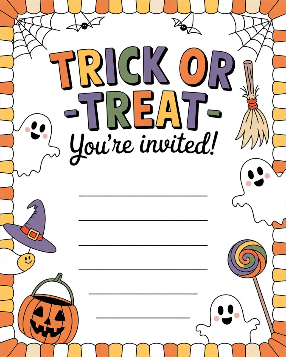 Halloween Social Media Invites 1
