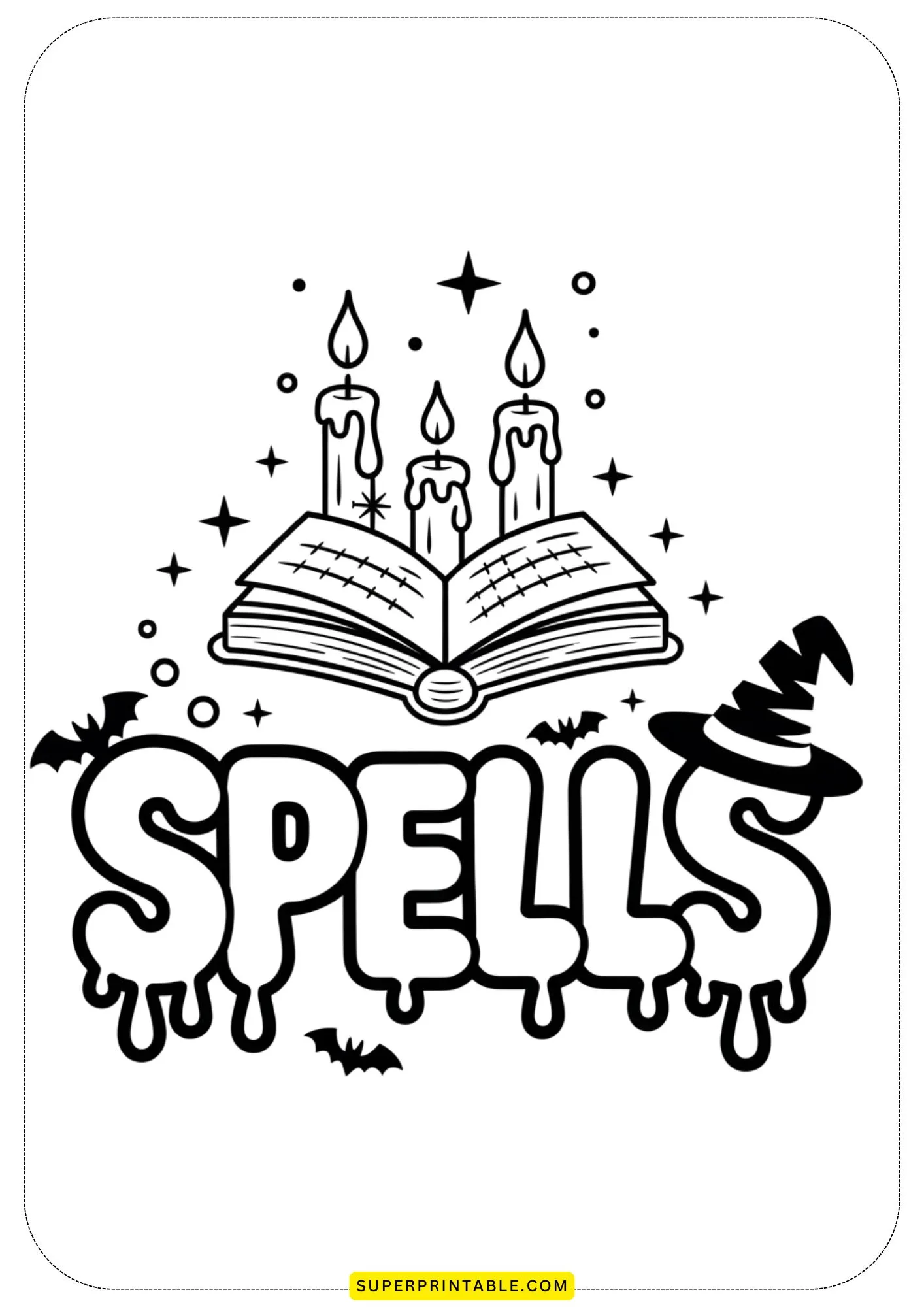 Haunted Graffiti World Coloring Pages 1