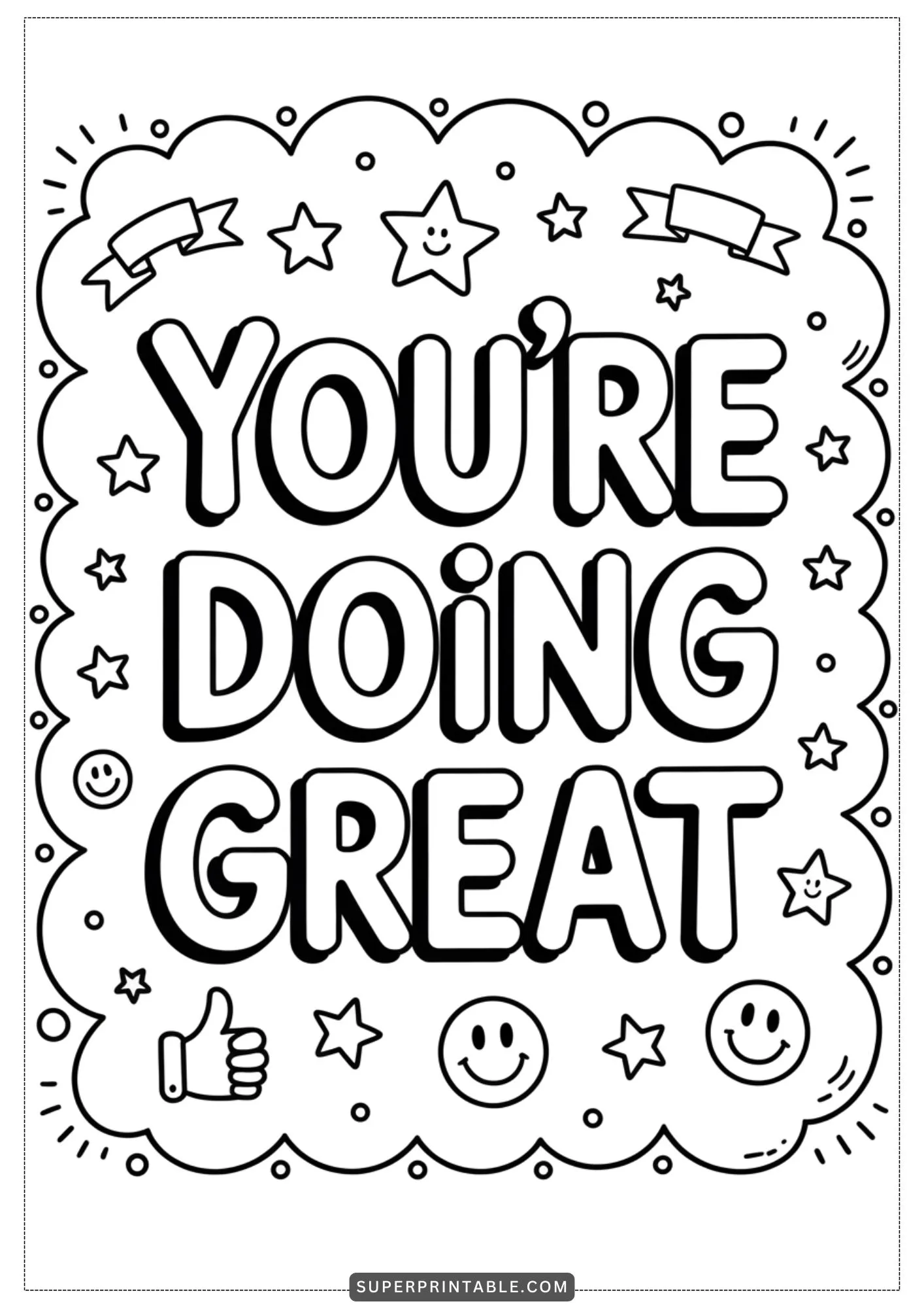 Inspirational Quotes Coloring Pages 2