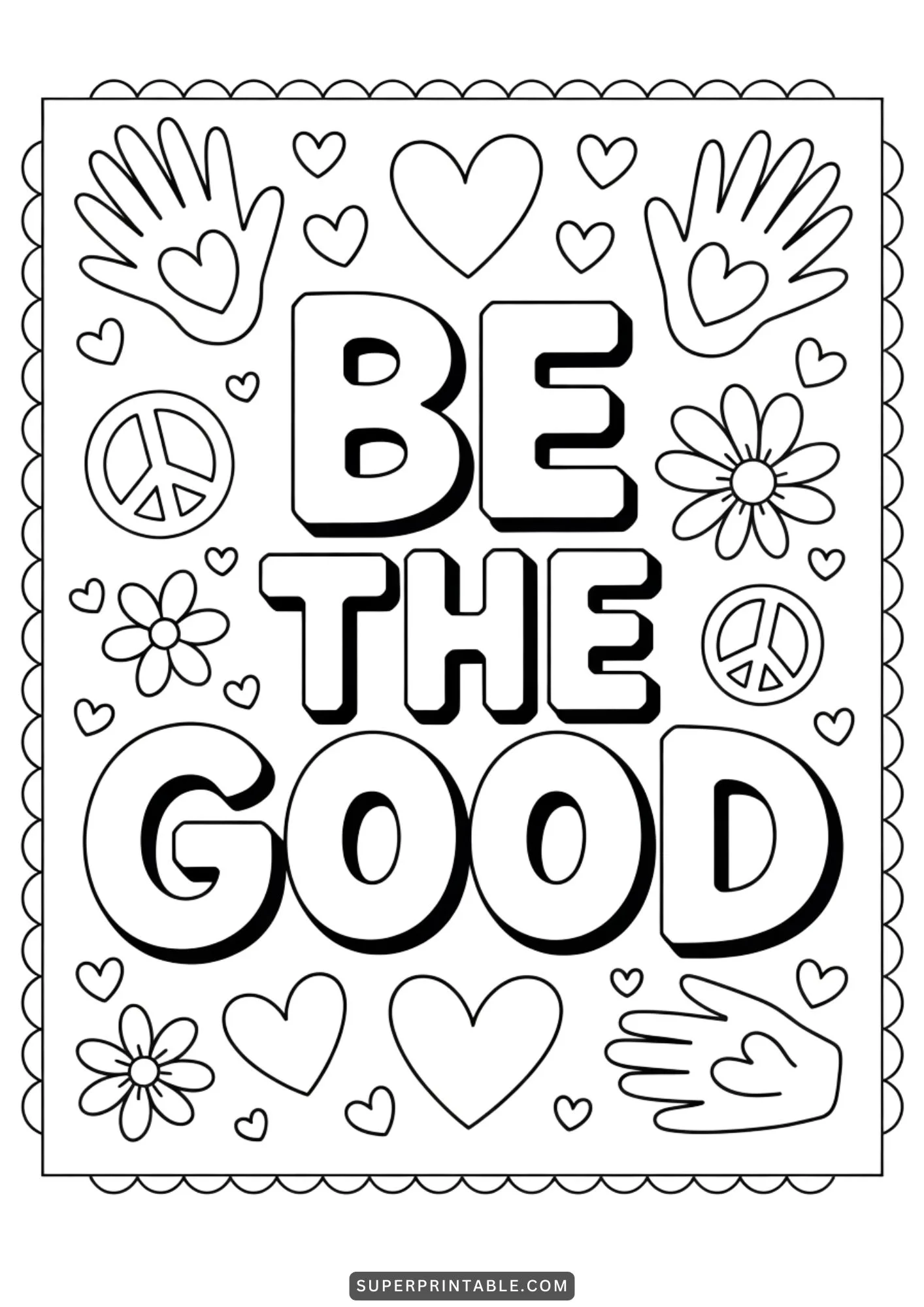 Inspirational Quotes Coloring Pages 8