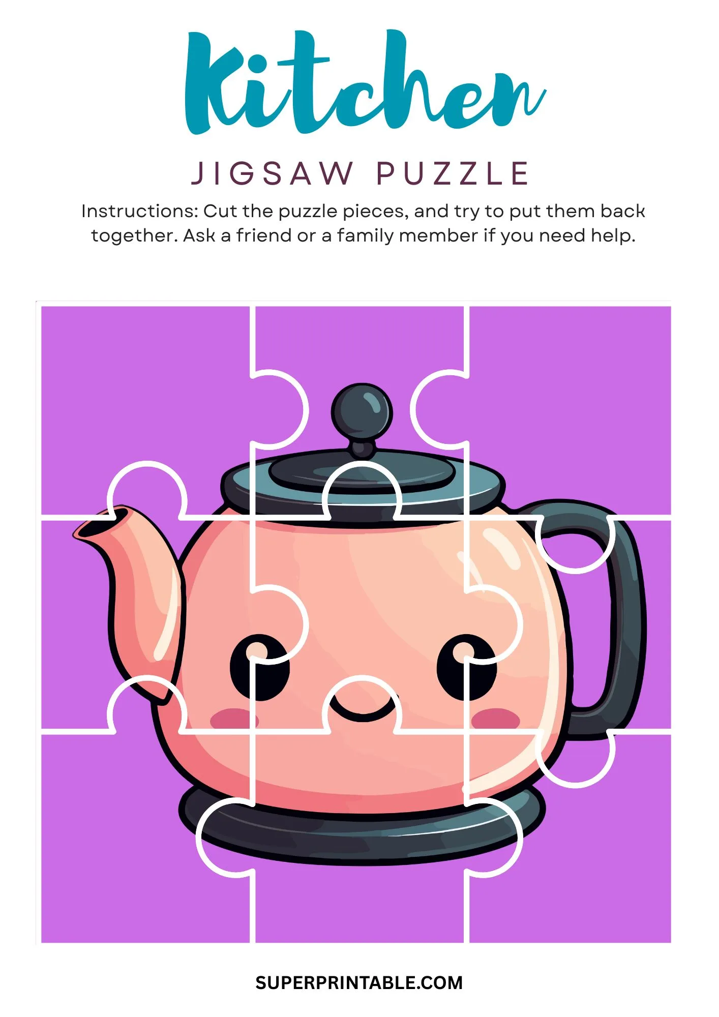 Kitchen Jigsaw Puzzle Activity 10