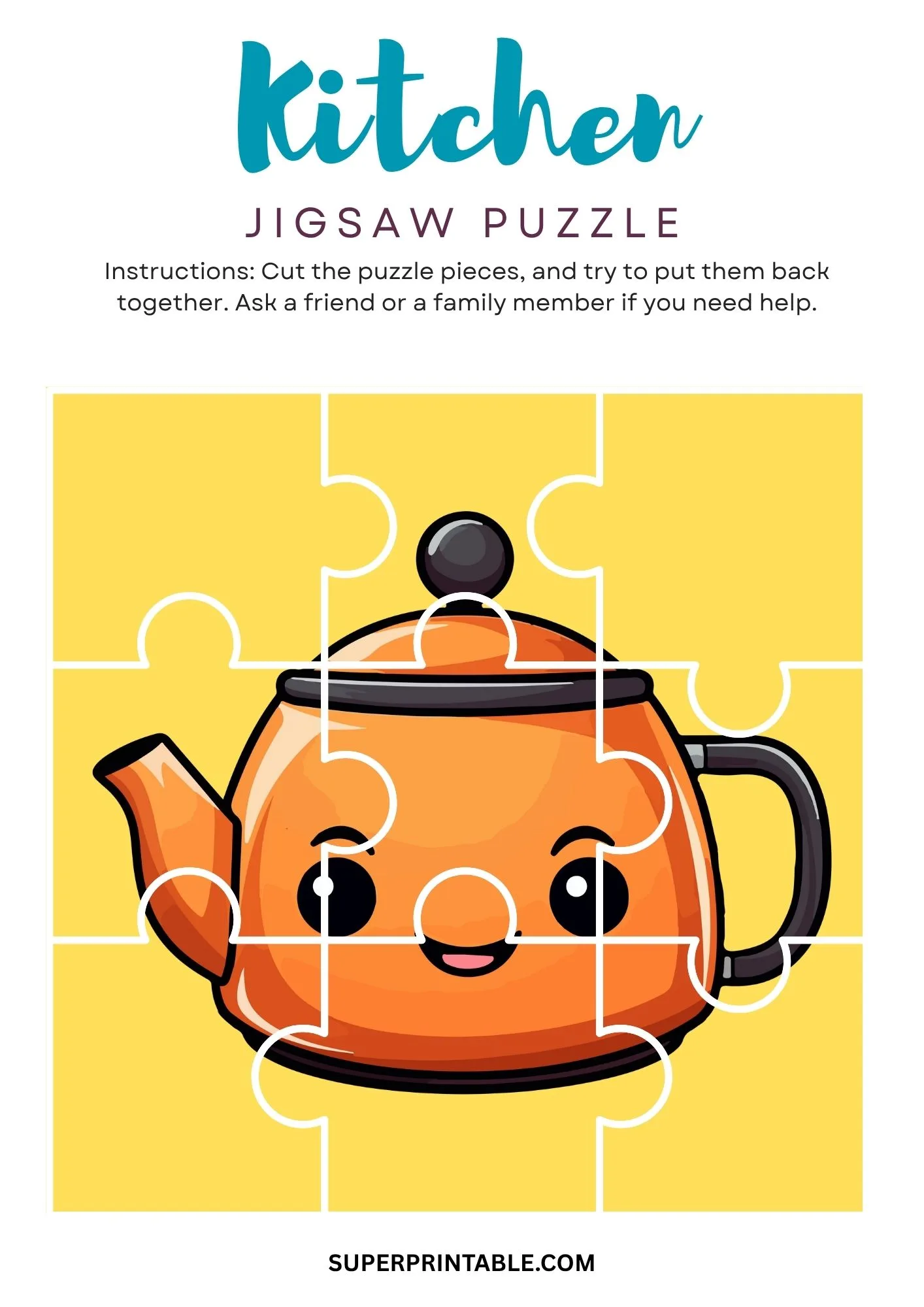 Kitchen Jigsaw Puzzle Activity 11