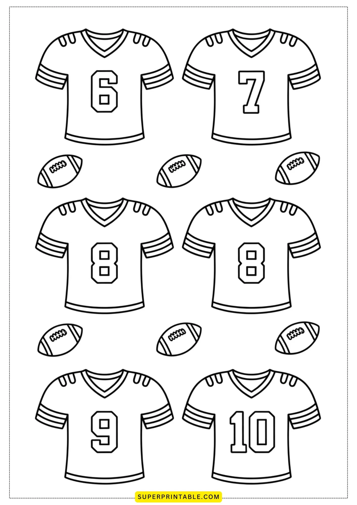 Little Champs Football Coloring Pages 11