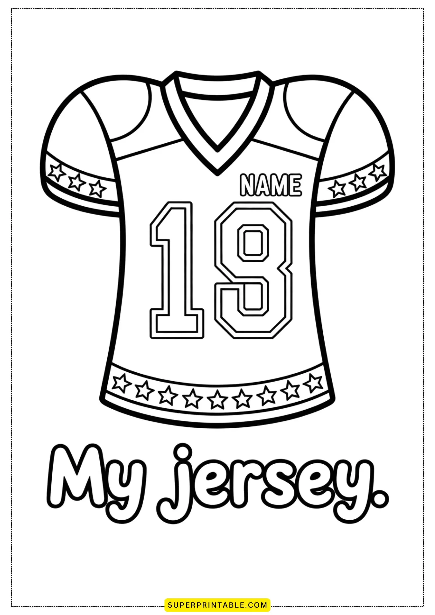 Little Champs Football Coloring Pages 7