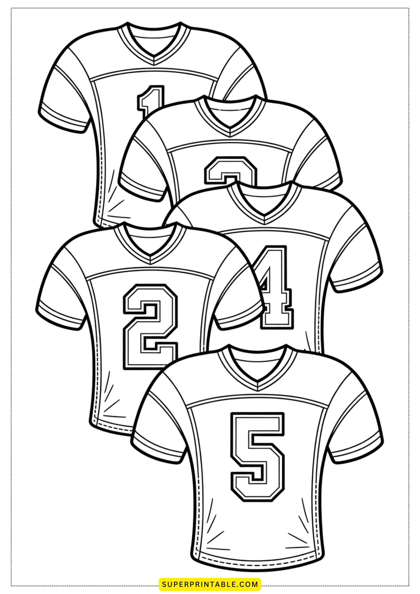 Little Champs Football Coloring Pages 9
