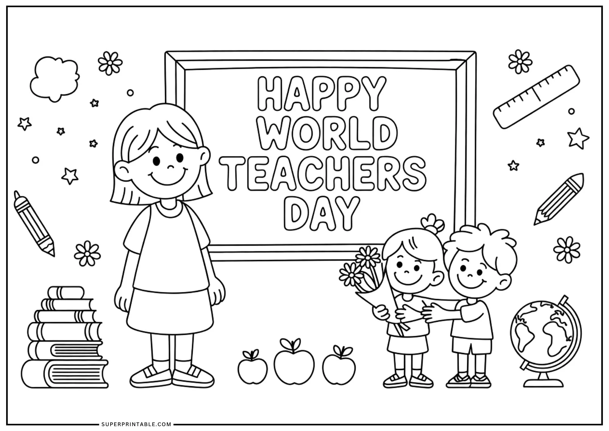 October Special Days Coloring Pages 3