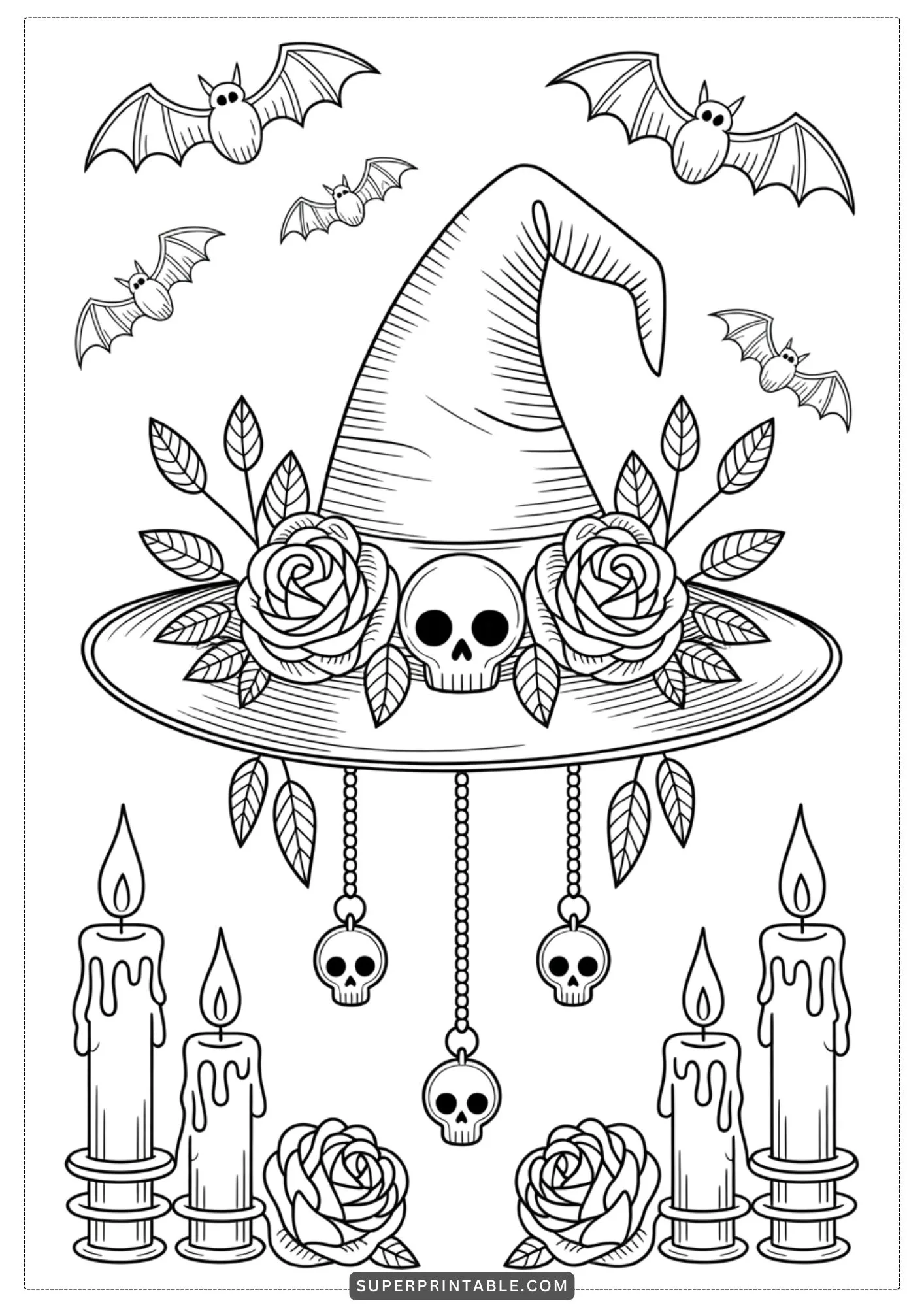 The Enchanted Witch Hat Coloring Collection 10