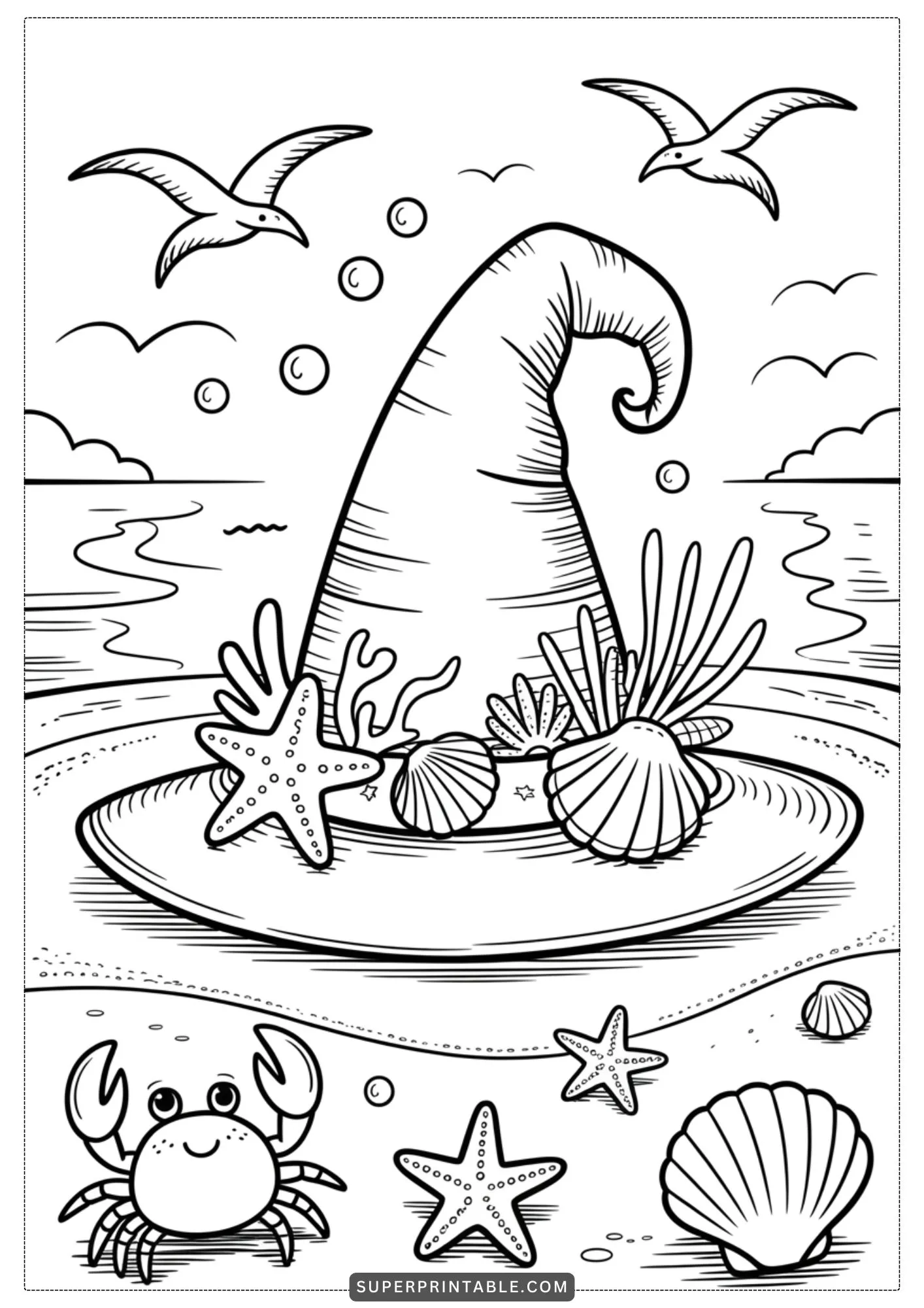 The Enchanted Witch Hat Coloring Collection 4