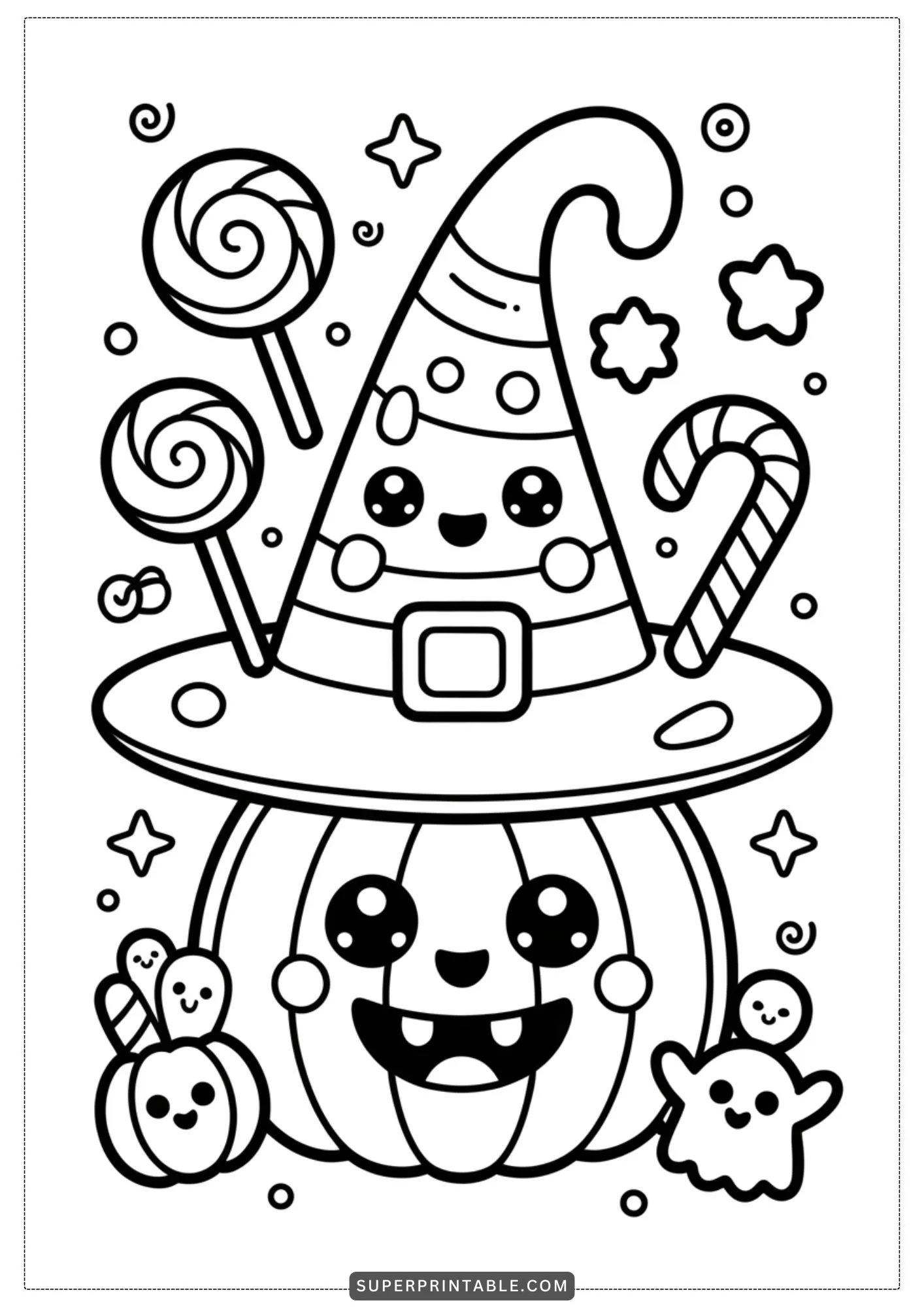 The Enchanted Witch Hat Coloring Collection 8