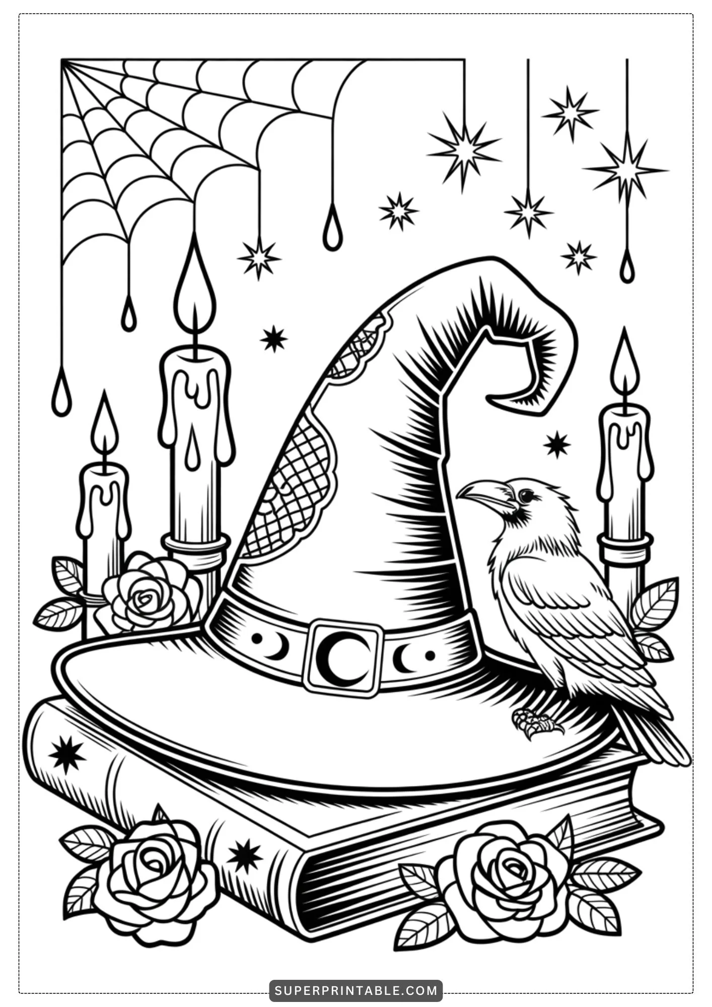 The Enchanted Witch Hat Coloring Collection 9
