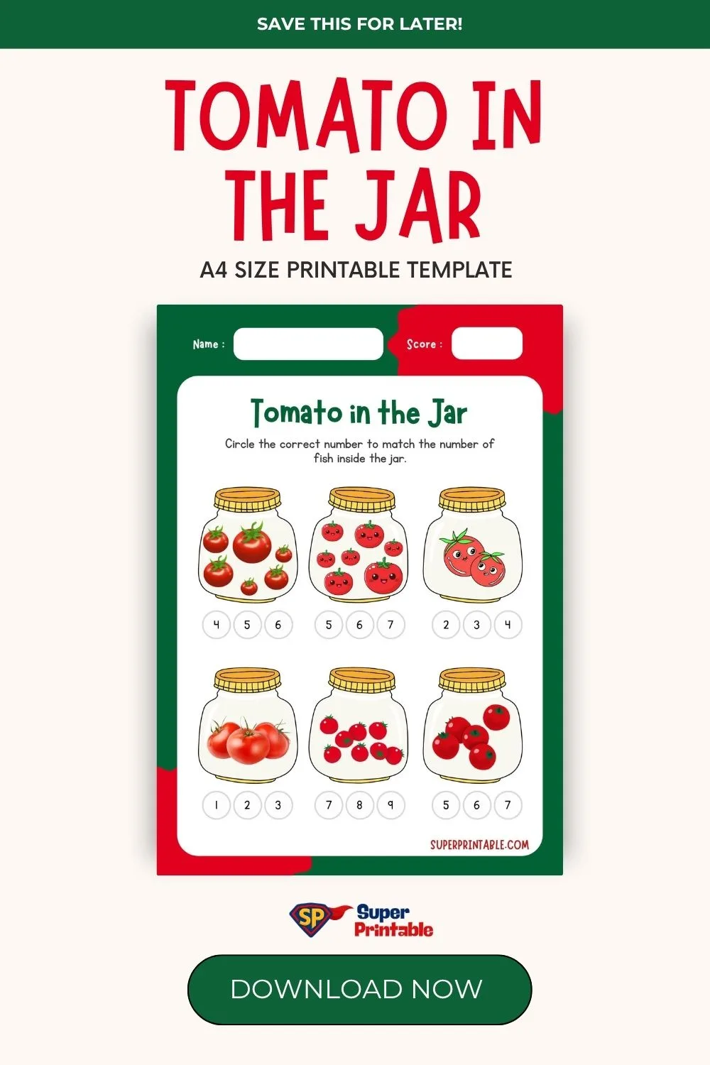 Tomato in the Jar Pinterest Image
