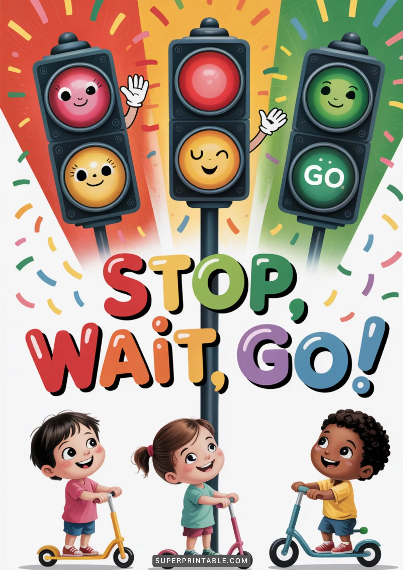 Traffic Safety Posters Ready To Print For Schools 3