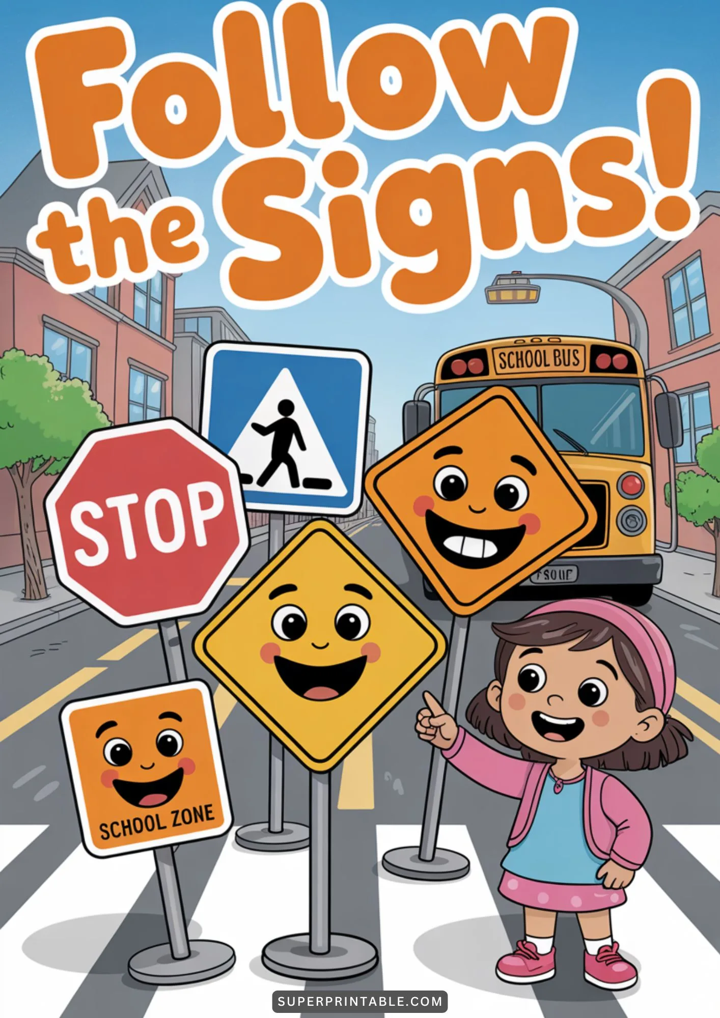 Traffic Safety Posters Ready To Print For Schools 5
