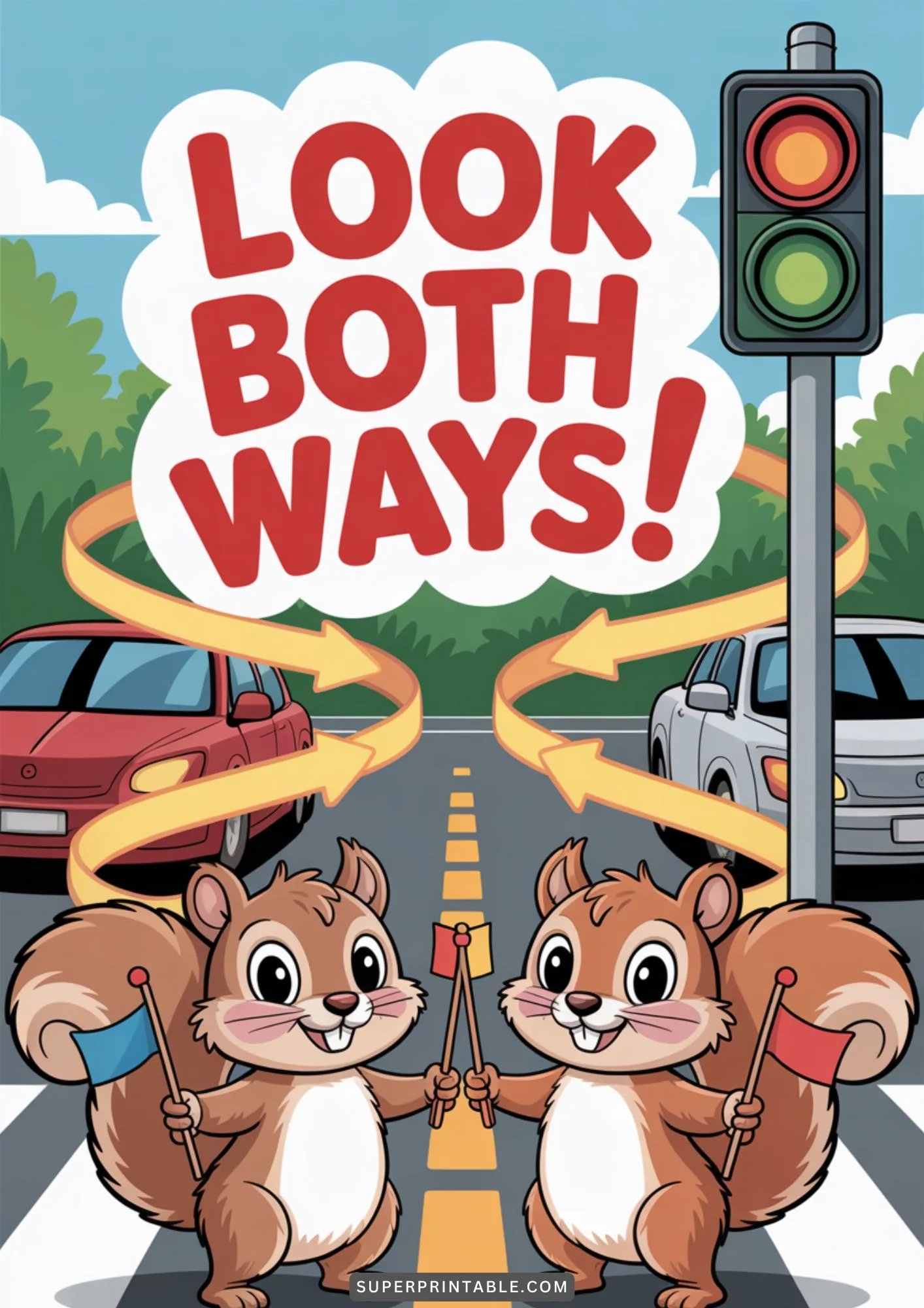 Traffic Safety Posters Ready To Print For Schools 6