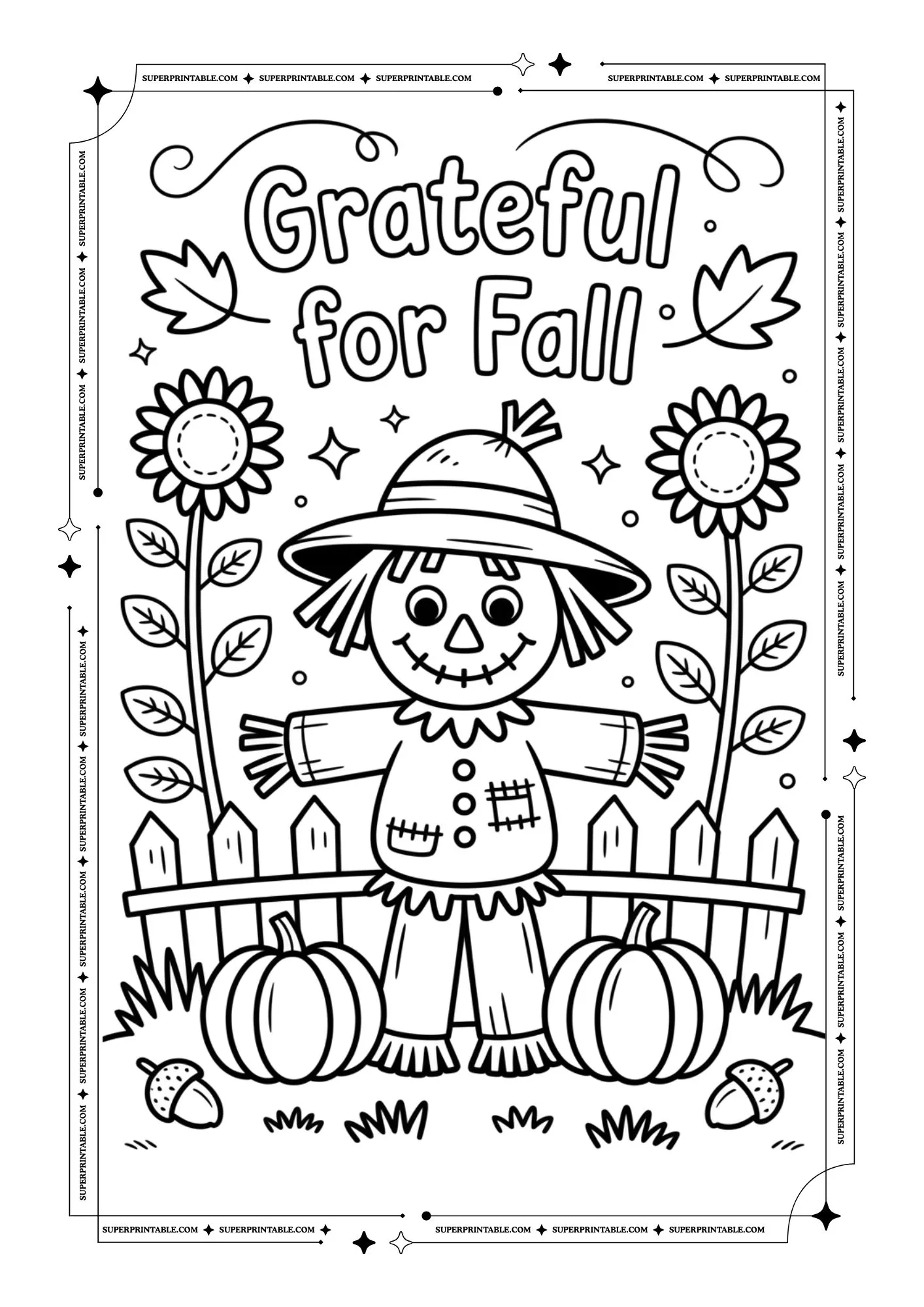Autumn & Fall Coloring Pages 3