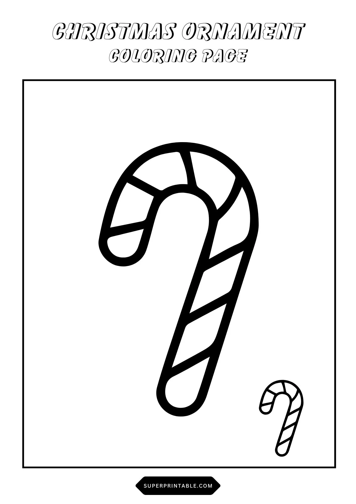 Christmas Ornament Coloring Pages 9
