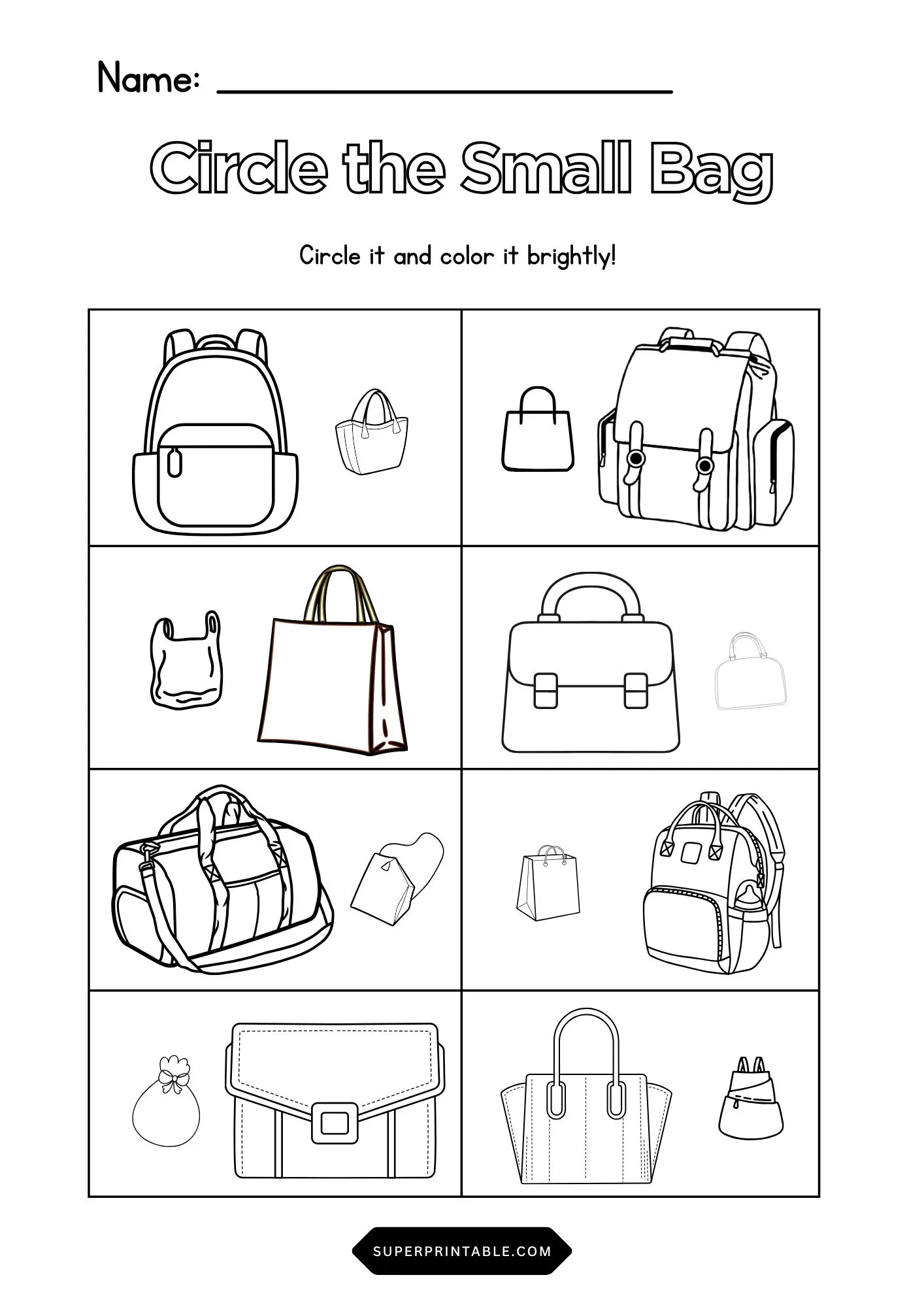 Circle the Small Bag