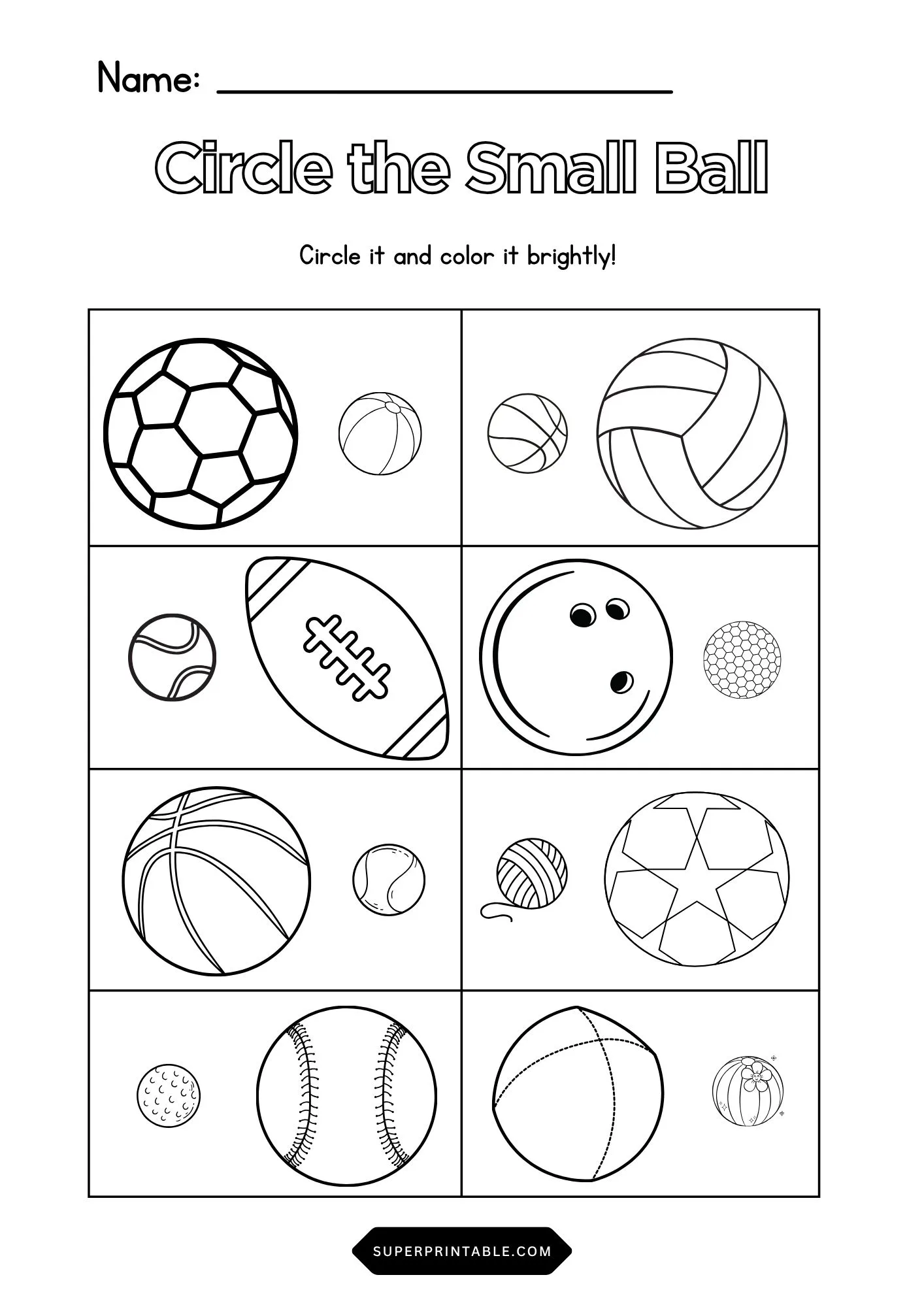 Circle the Small Ball