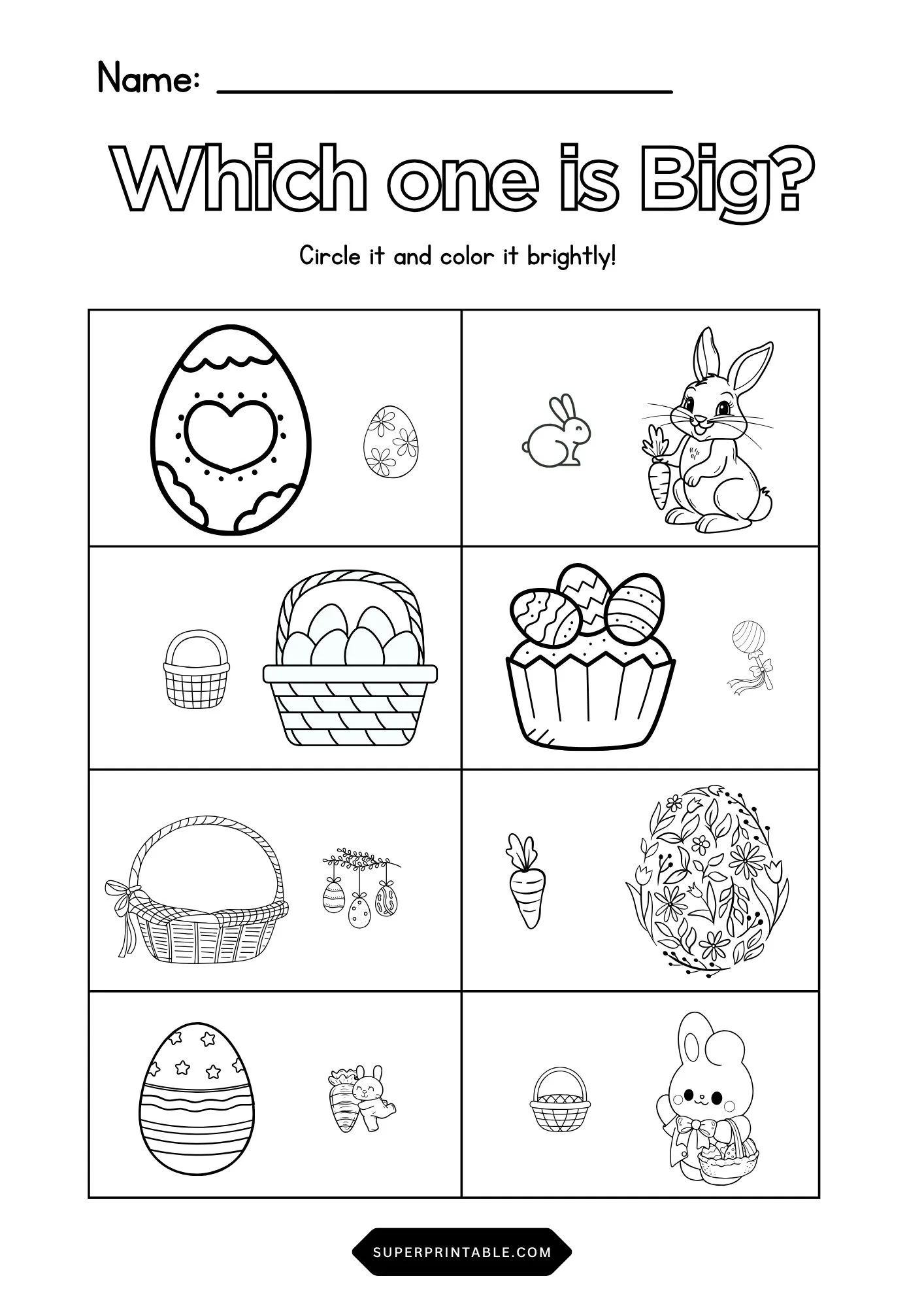 Easter Edition Color the Big one