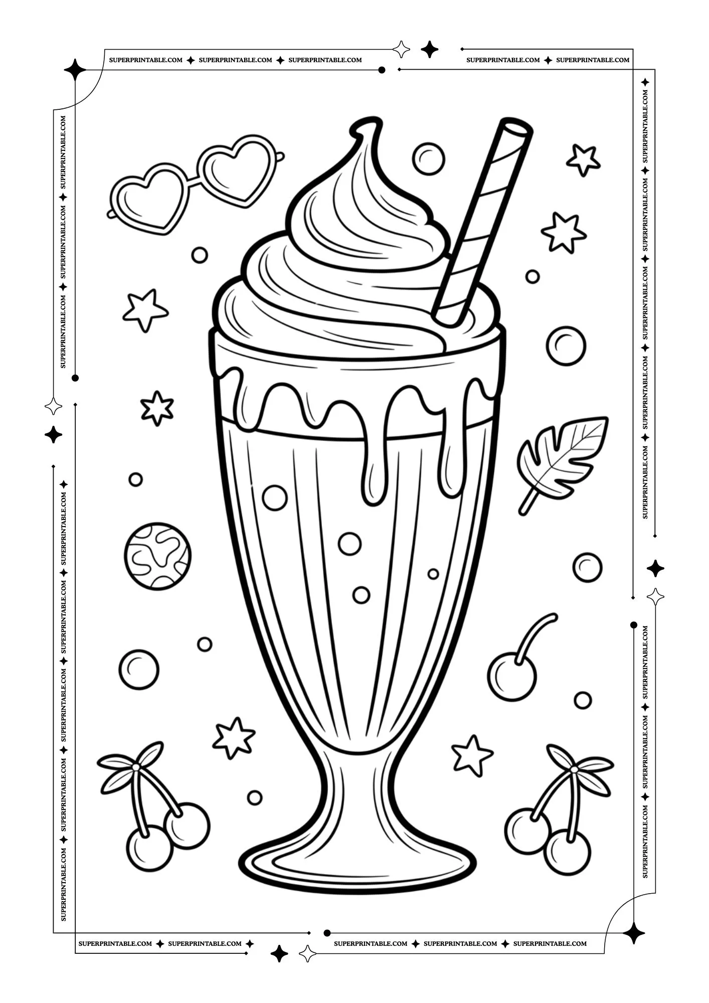 Ice Cream Coloring Pages 2
