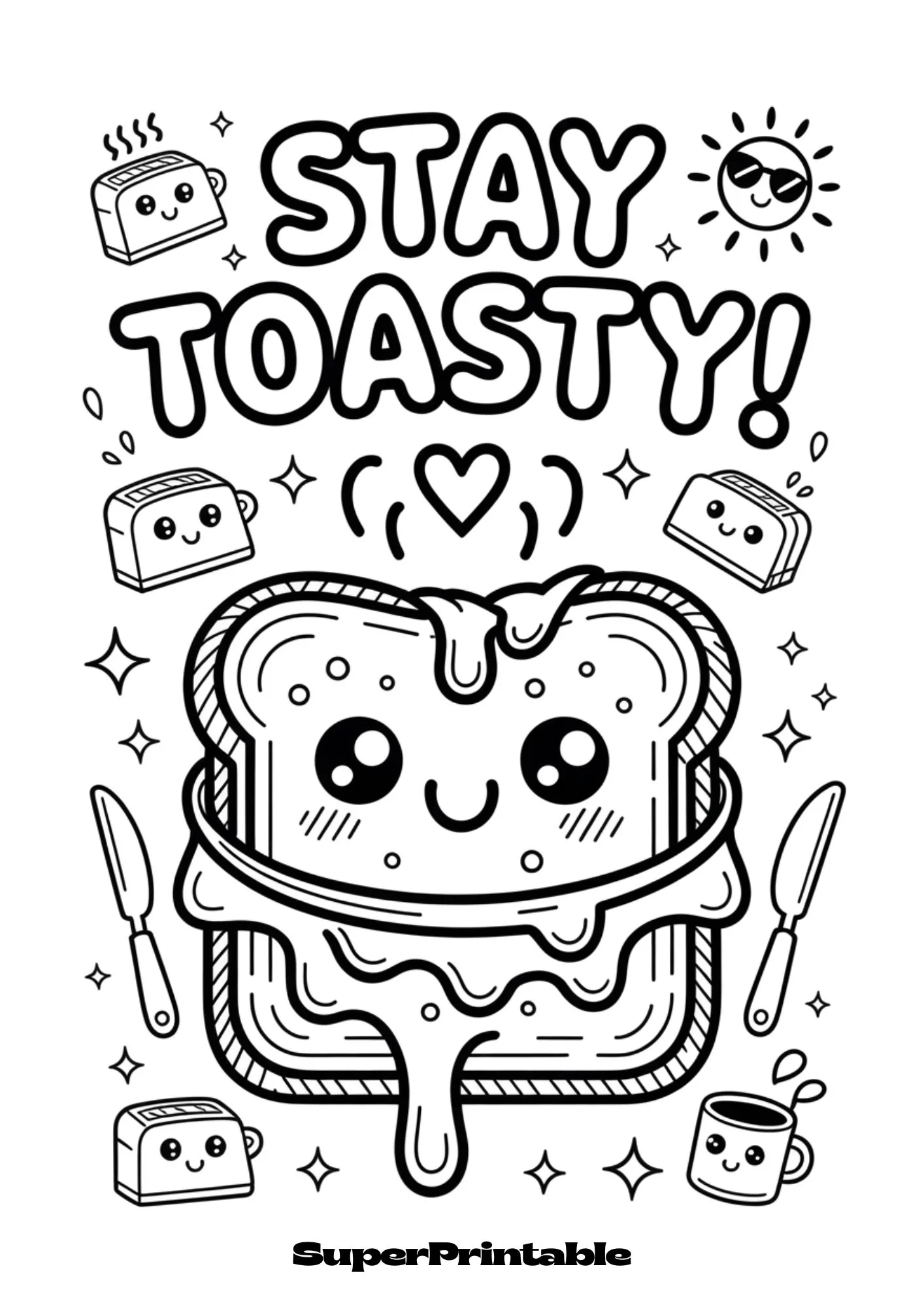 National Sandwich Day Coloring Pages 3