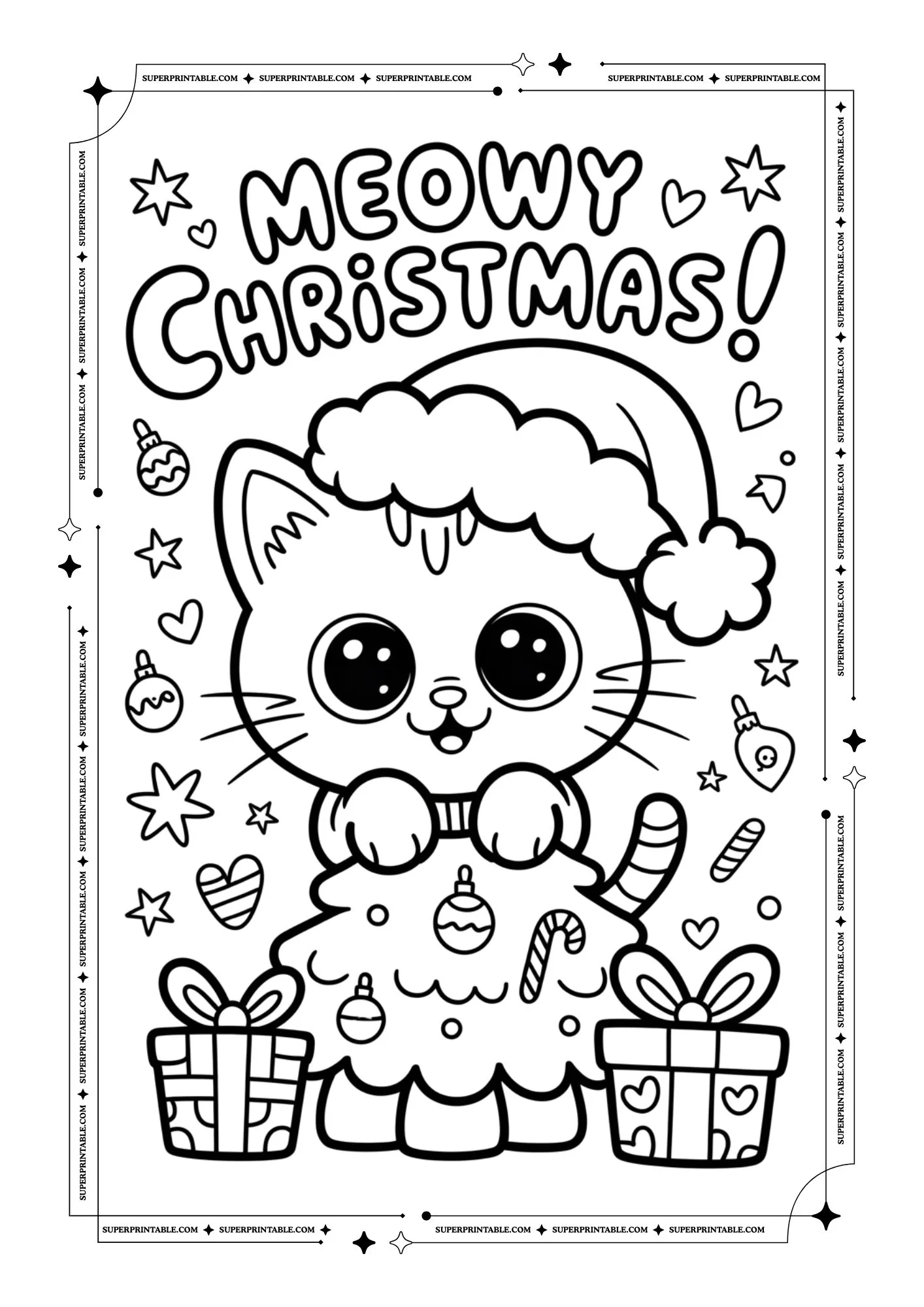 The Christmas Pet Party Coloring Collection 1