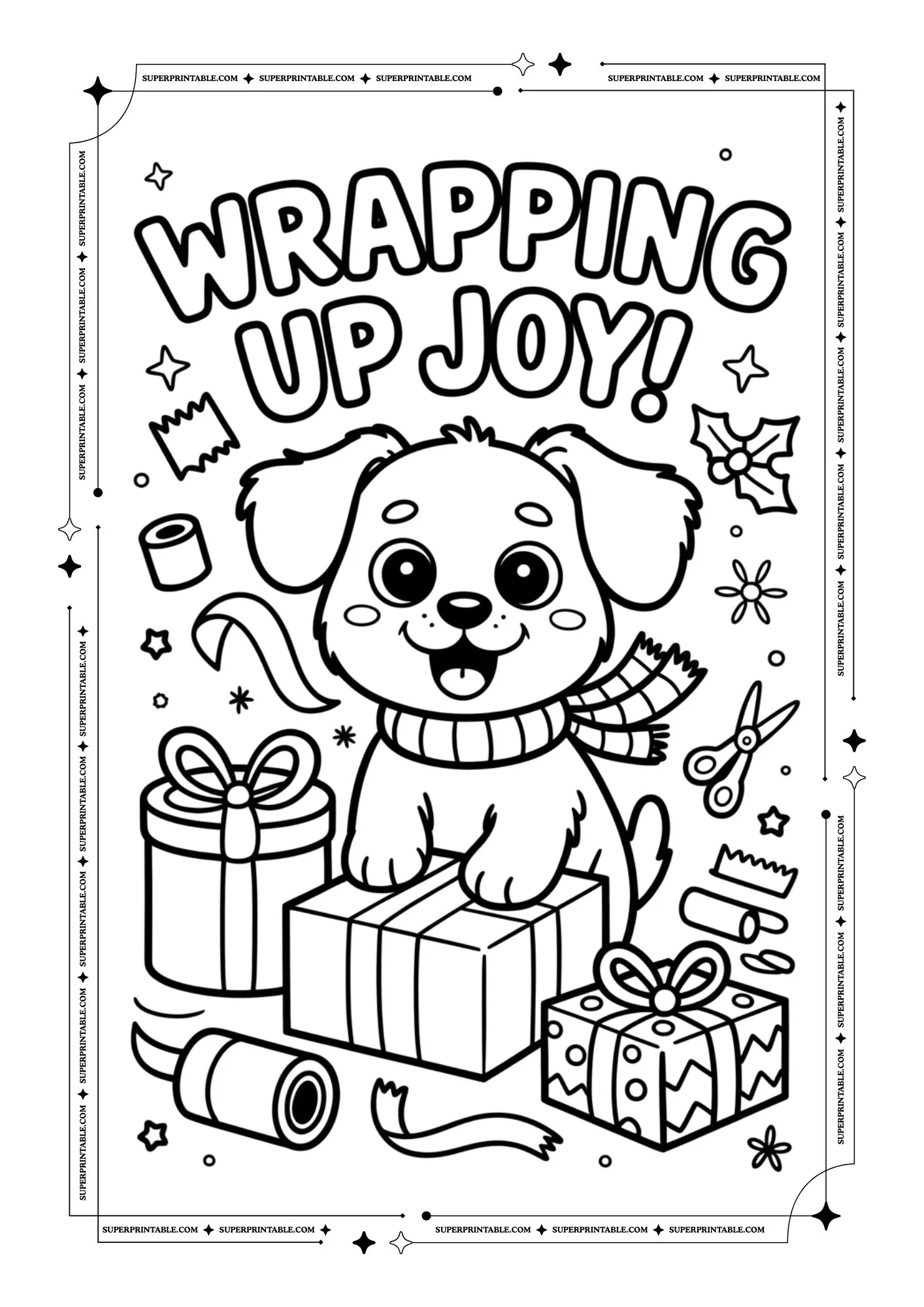 The Christmas Pet Party Coloring Collection 2