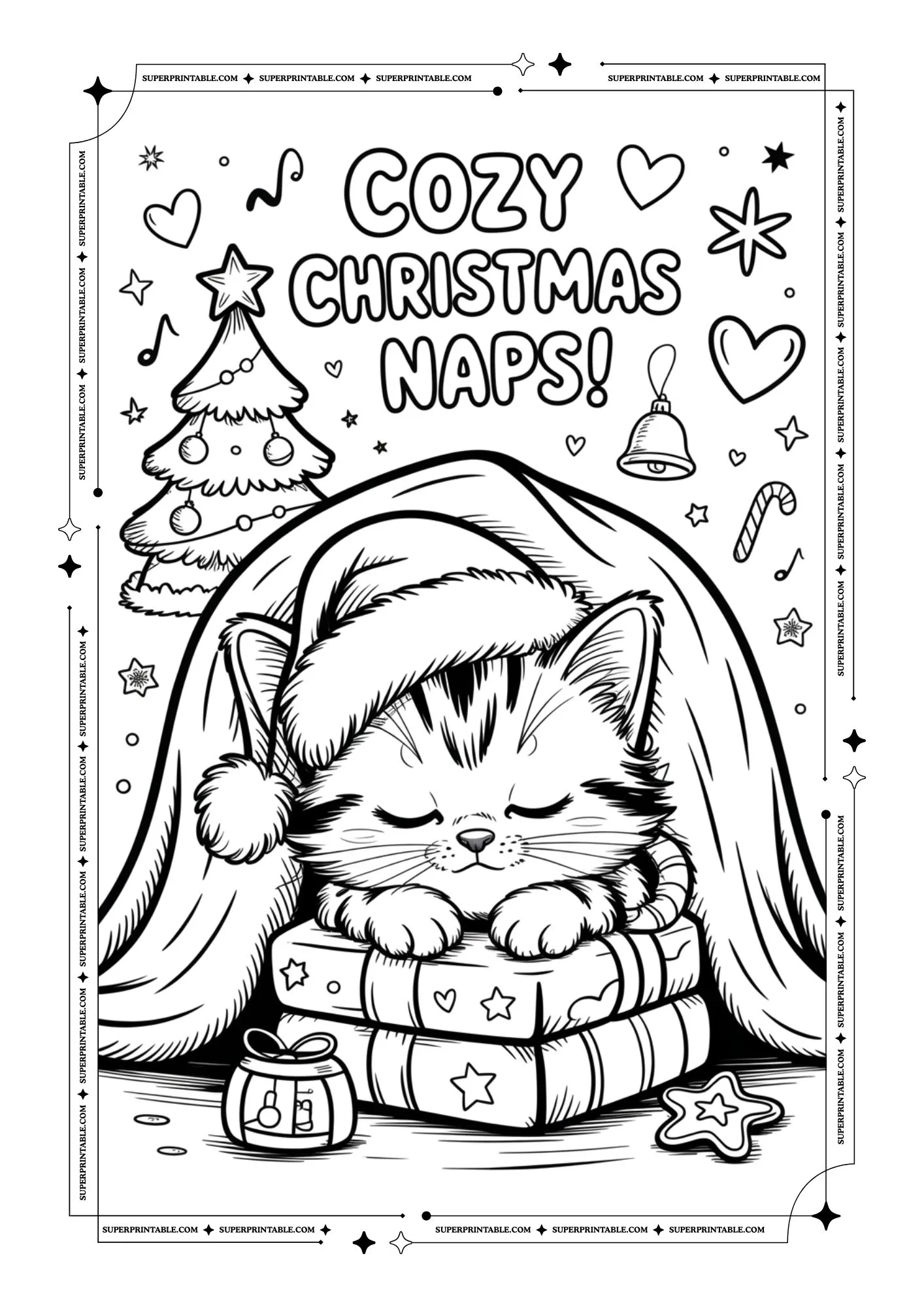 The Christmas Pet Party Coloring Collection 4