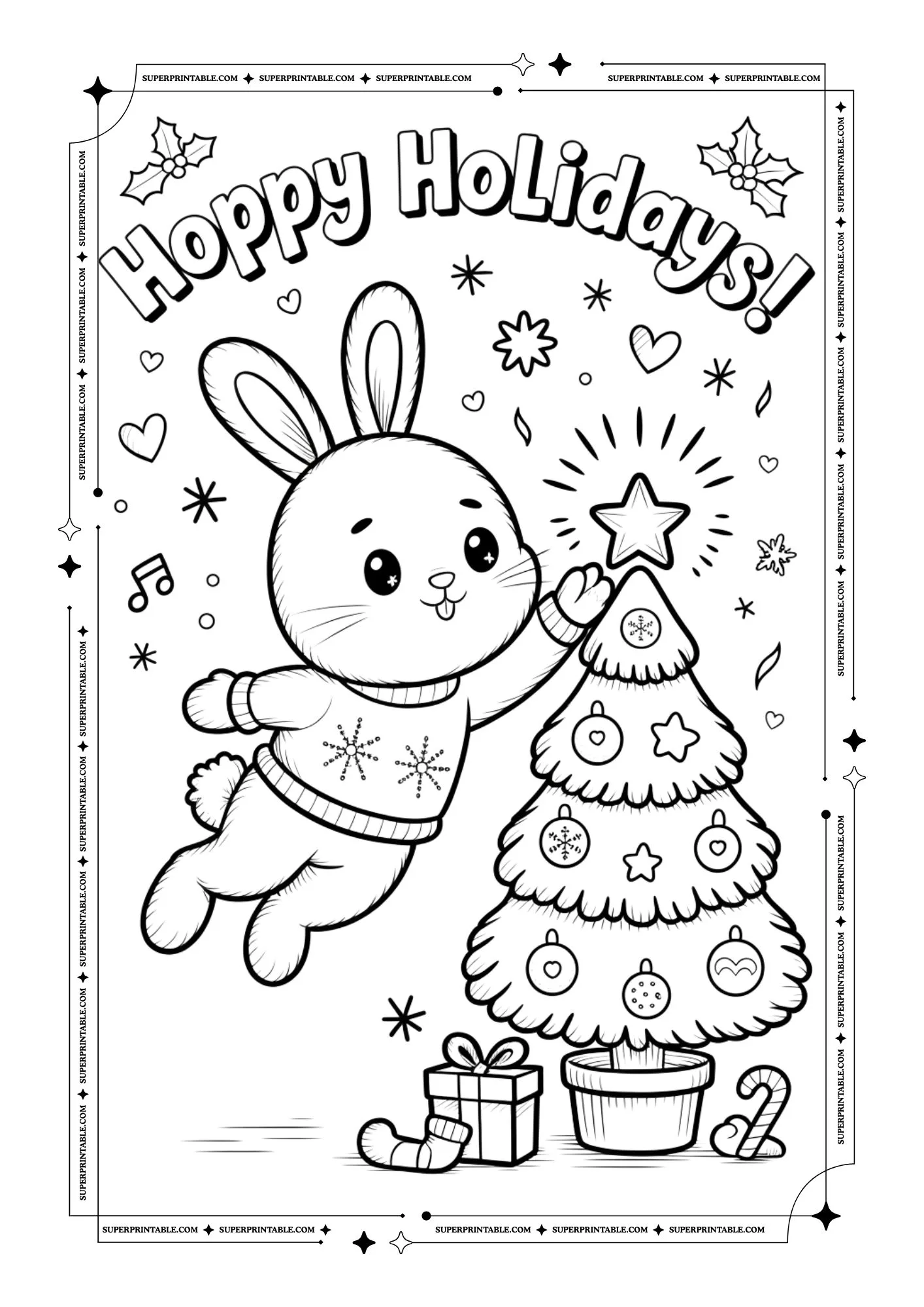 The Christmas Pet Party Coloring Collection 5