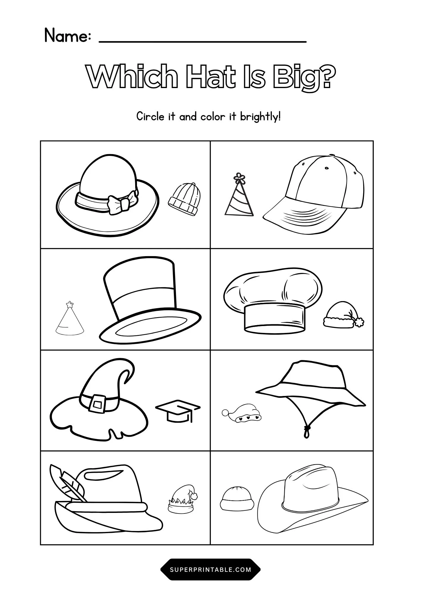 Which Hat Is Big