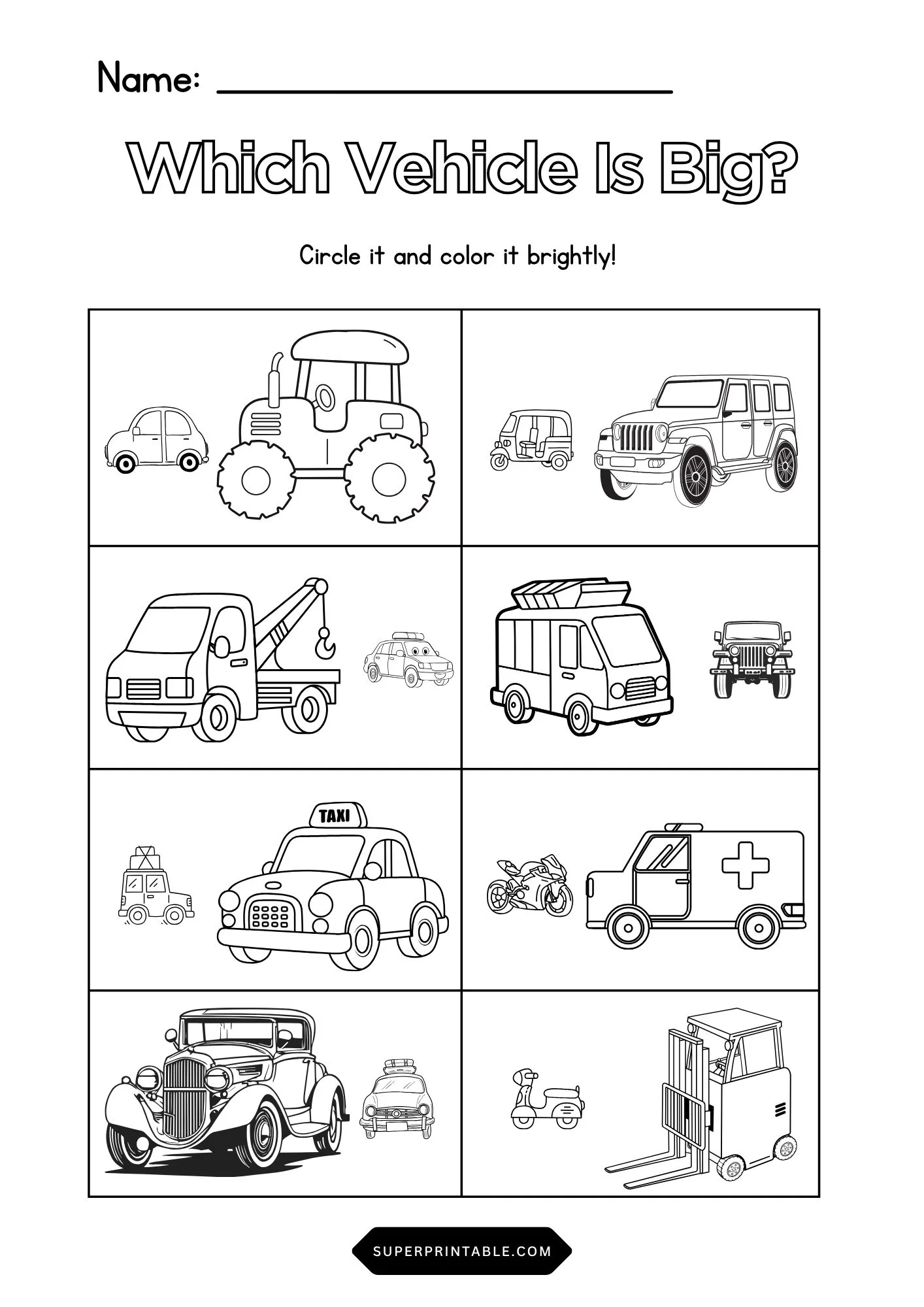Which Vehicle Is Big