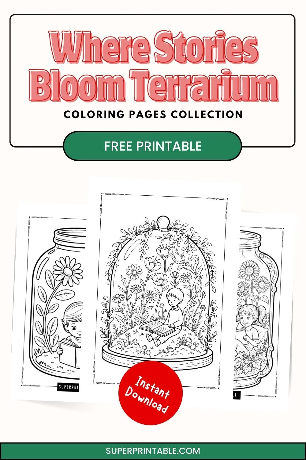 15+ Where Stories Bloom Terrarium Coloring Pages Pinterest Image