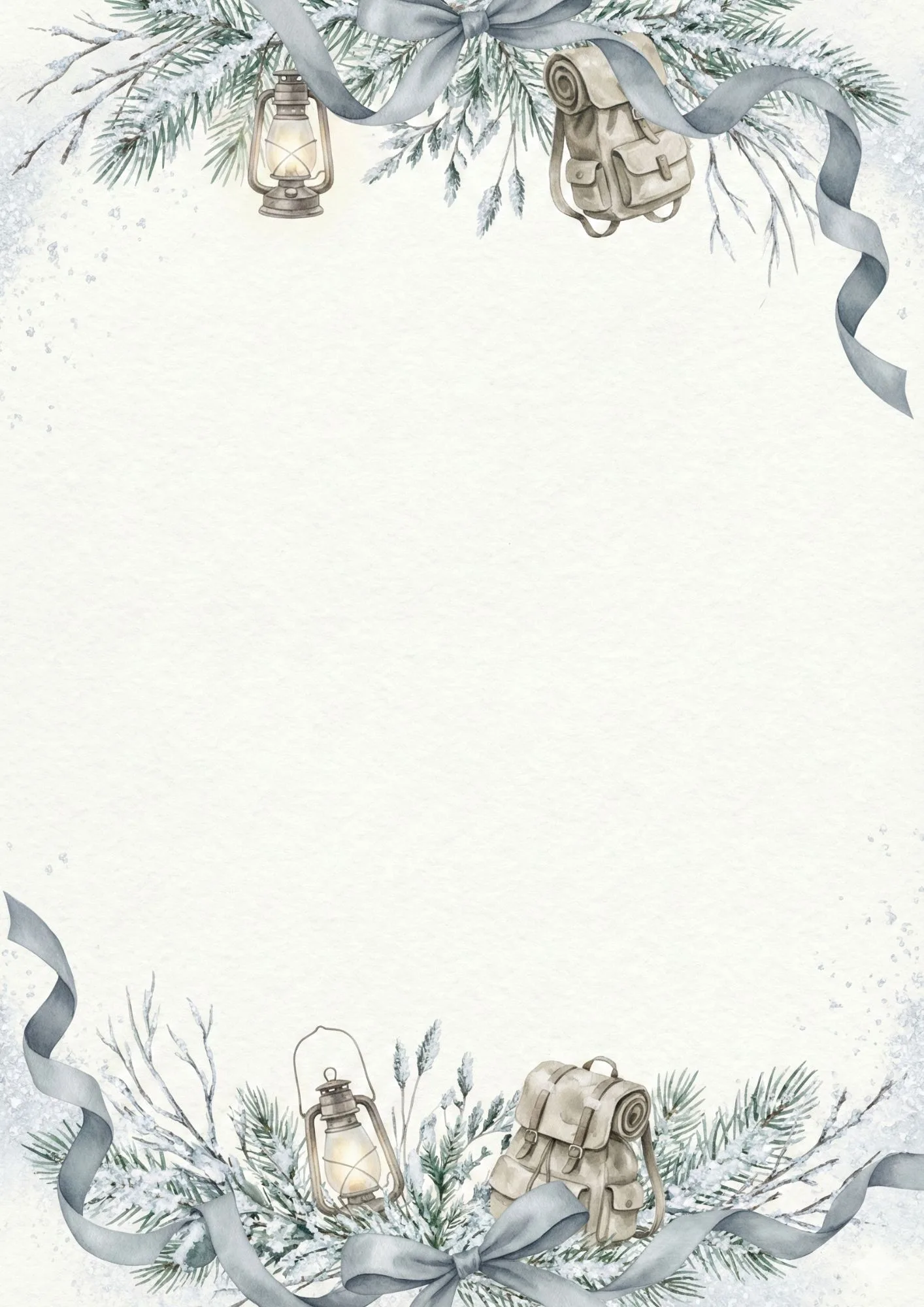 Campers Winter Digital Backgrounds Packs Vol.1 1
