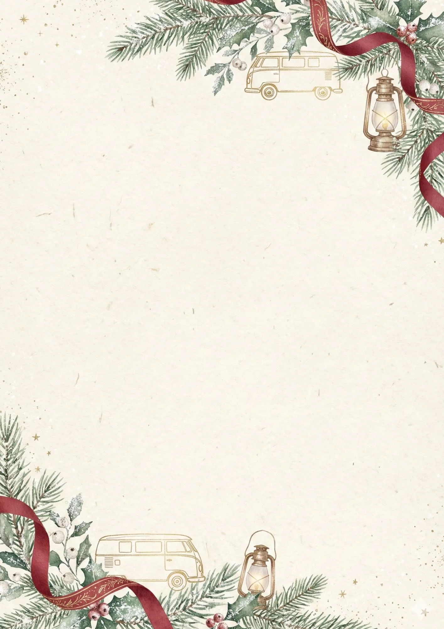 Campers Winter Digital Backgrounds Packs Vol.1 10