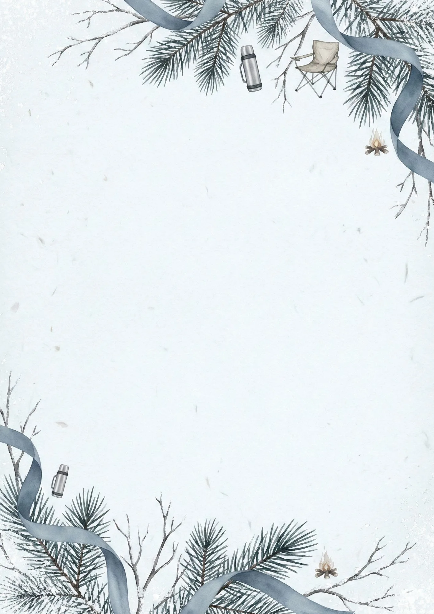 Campers Winter Digital Backgrounds Packs Vol.1 3