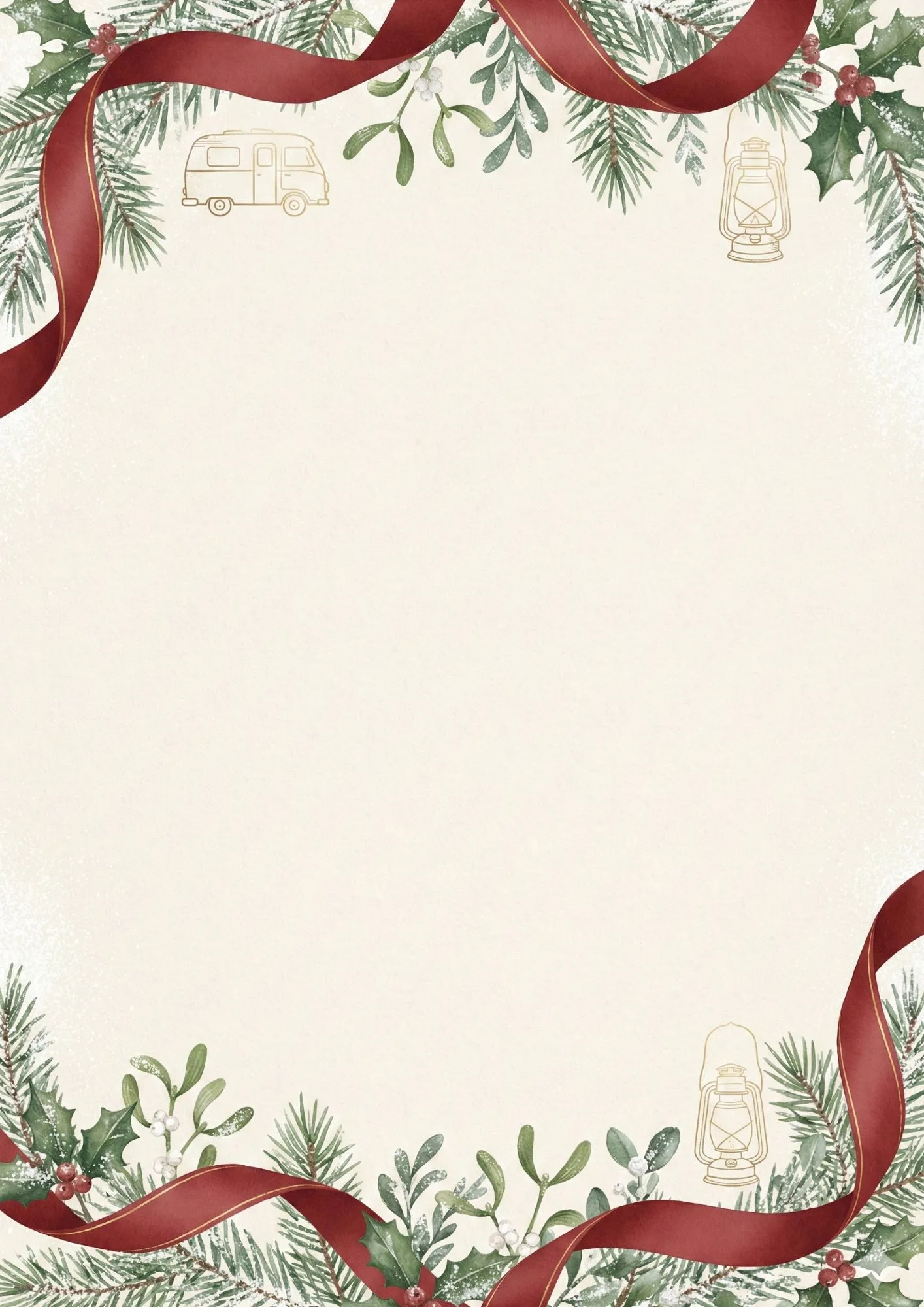 Campers Winter Digital Backgrounds Packs Vol.1 5
