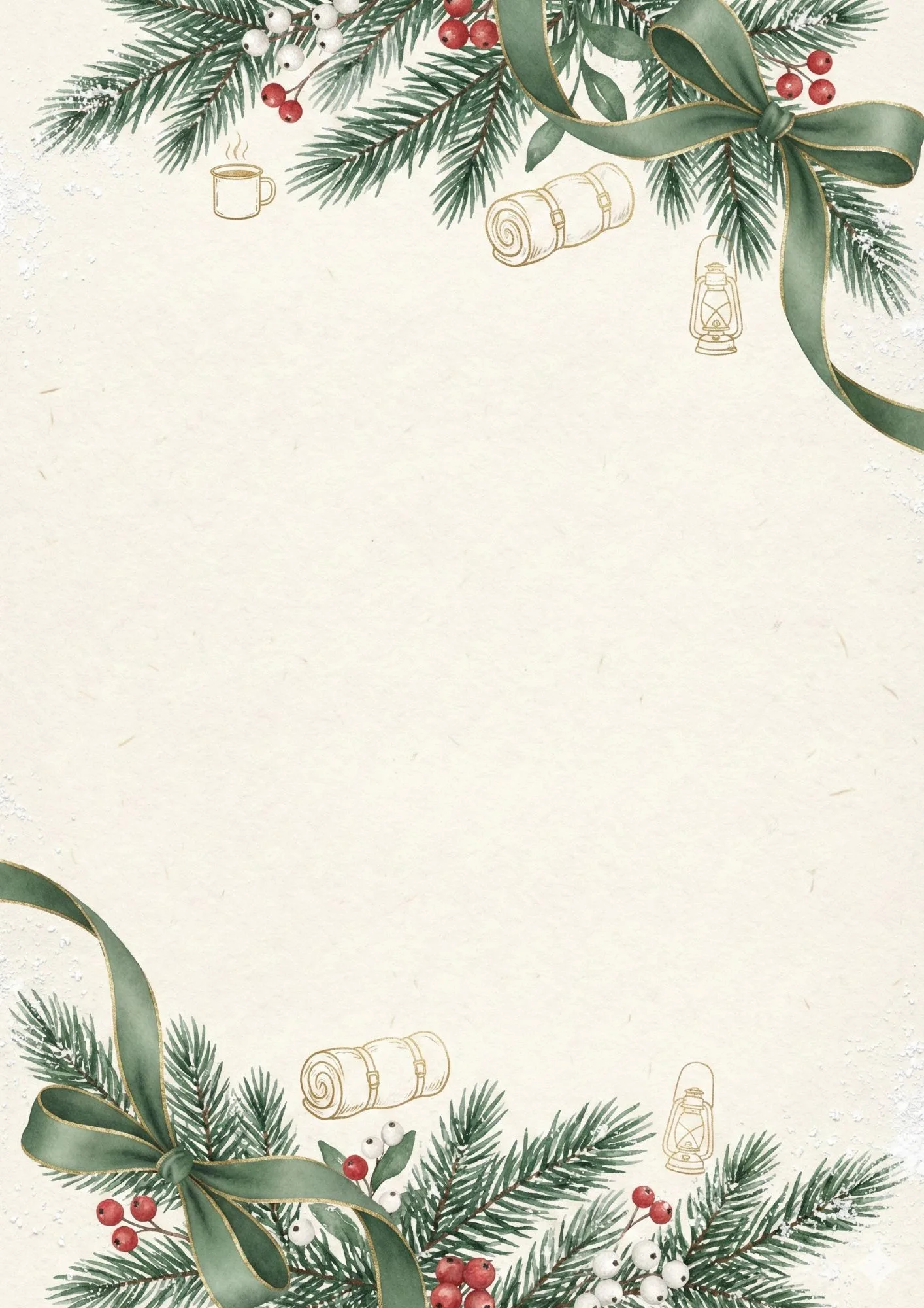 Campers Winter Digital Backgrounds Packs Vol.1 6