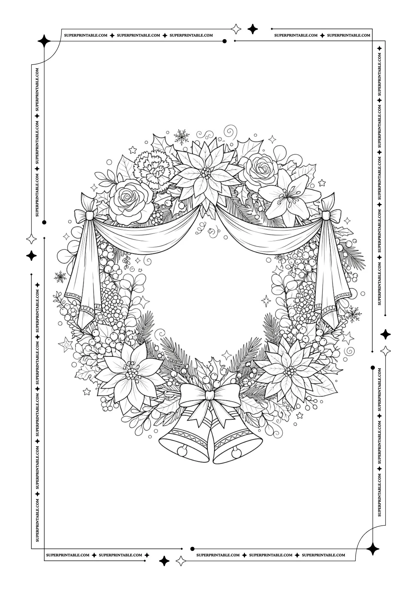 Christmas Bells Coloring Pages 3