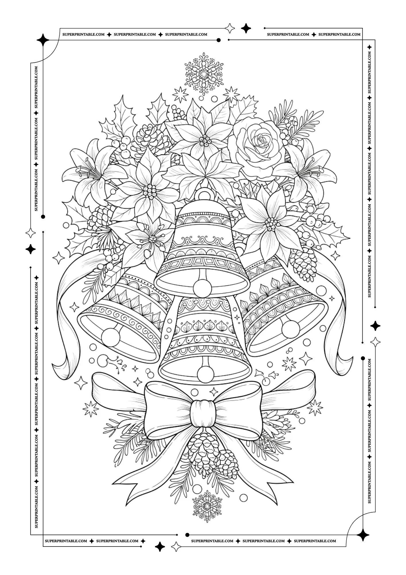 Christmas Bells Coloring Pages 5