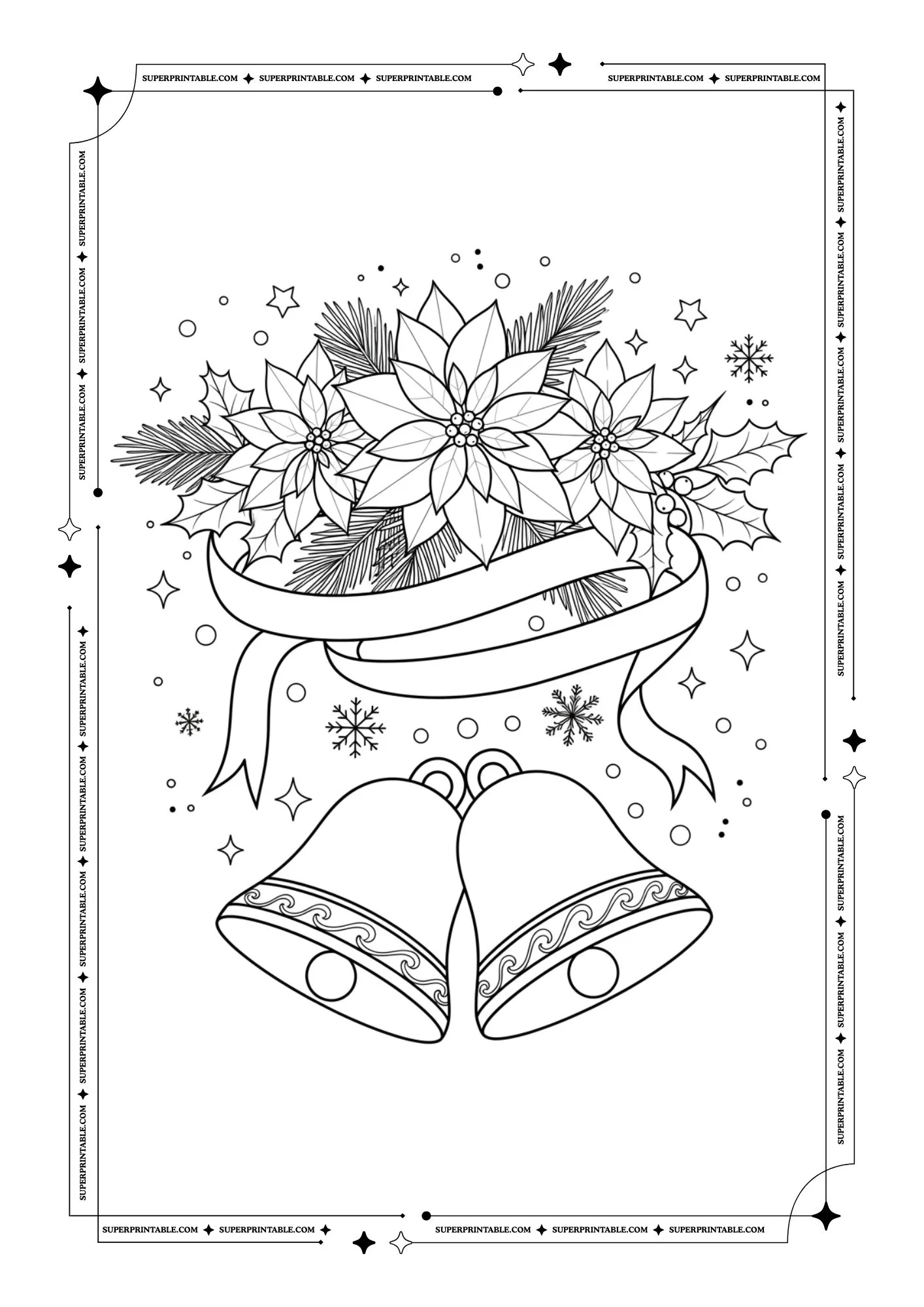 Christmas Bells Coloring Pages 9