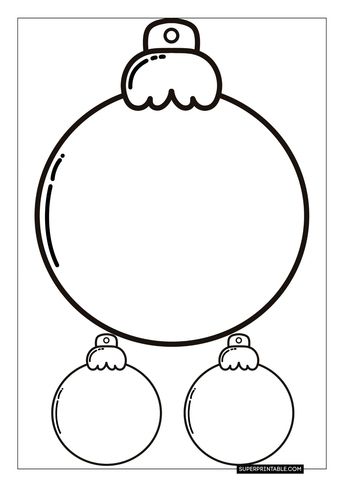 Christmas Lights Coloring Pages 2