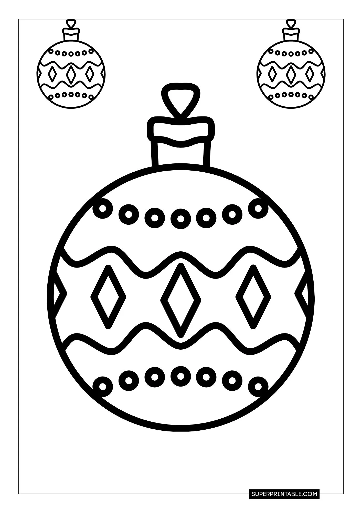 Christmas Lights Coloring Pages 22