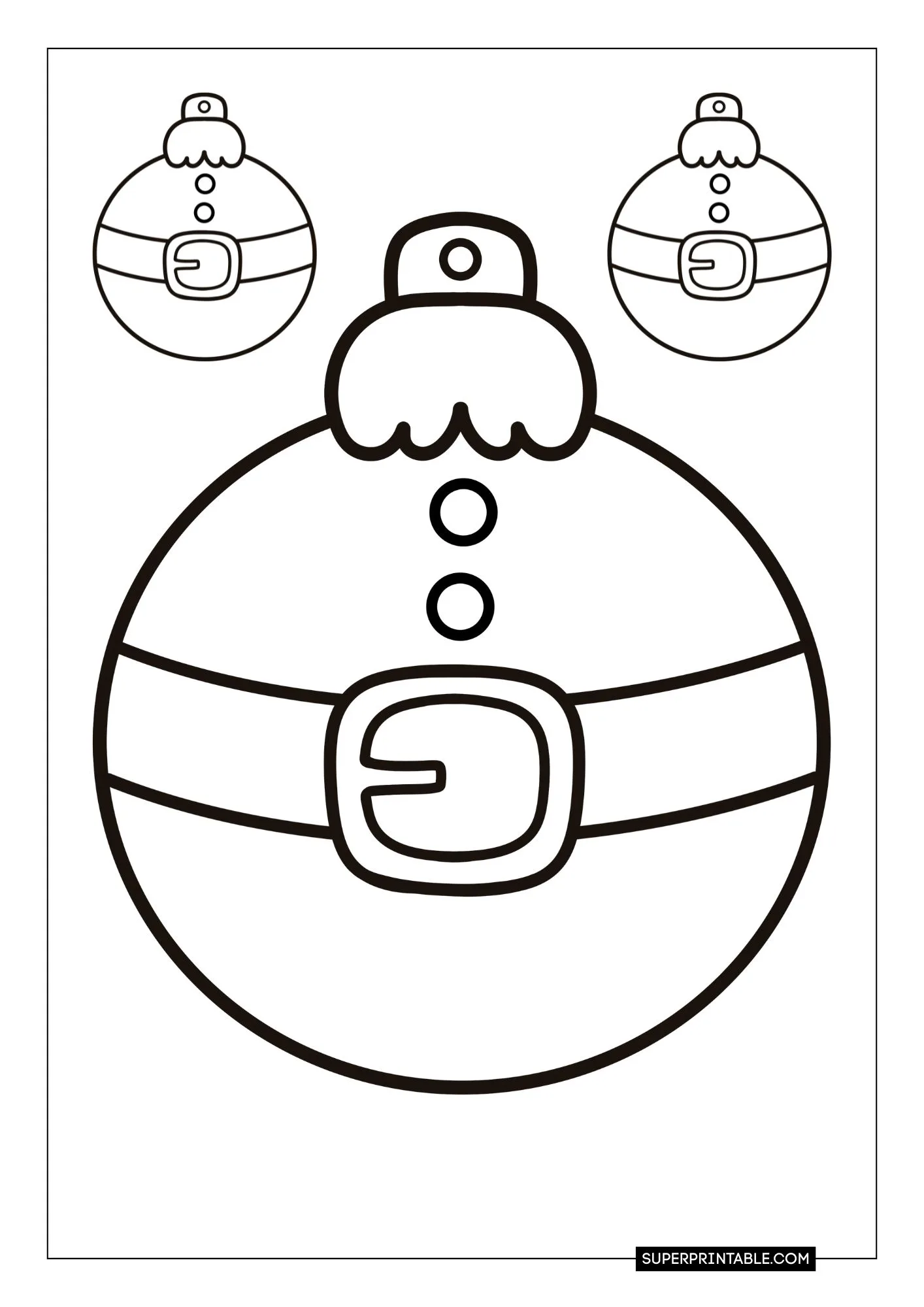 Christmas Lights Coloring Pages 8