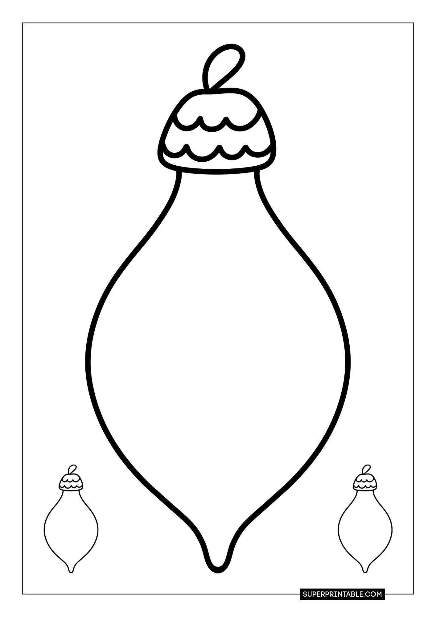 Christmas Lights Coloring Pages 9