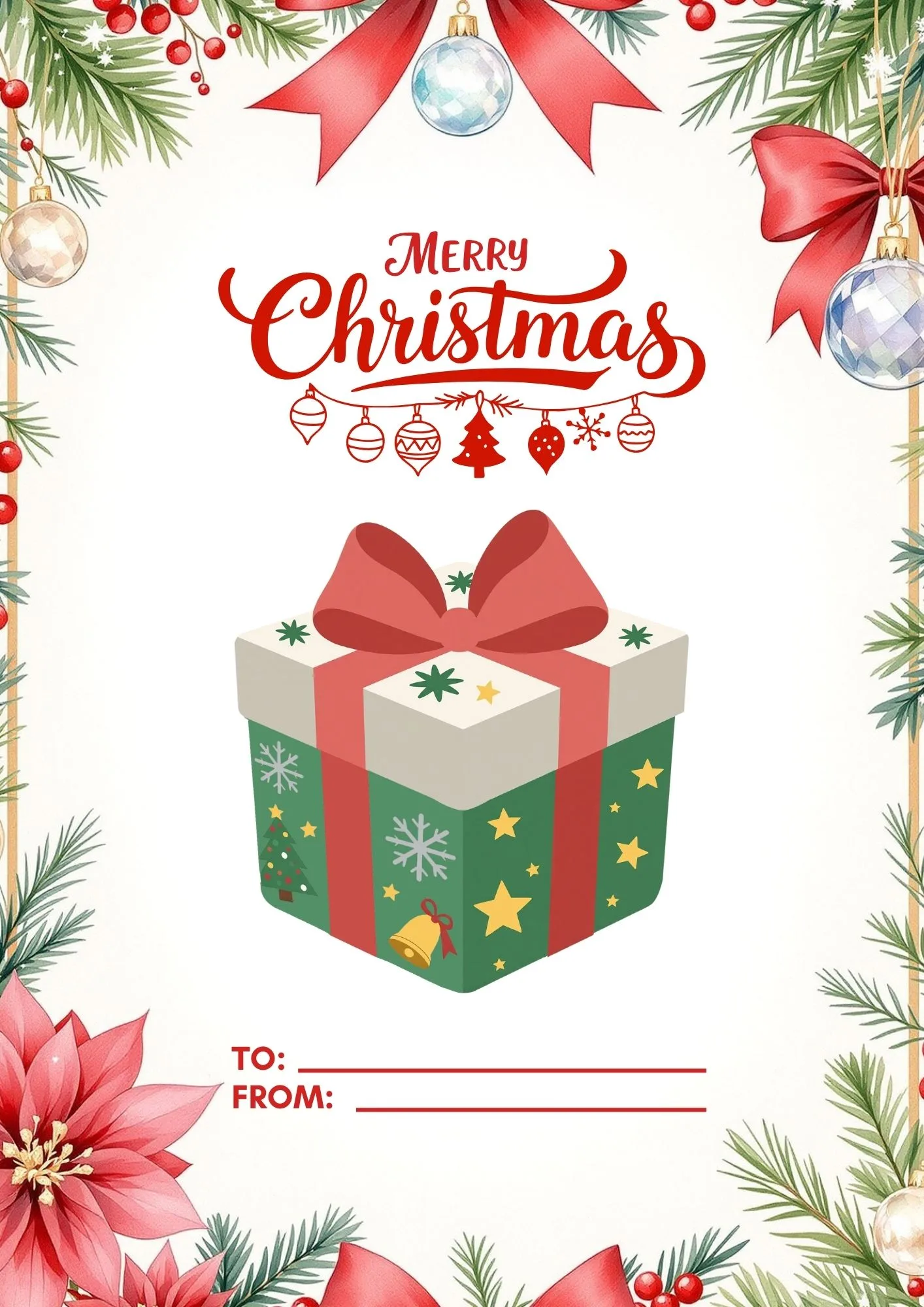 Christmas Printable Gift Card 11