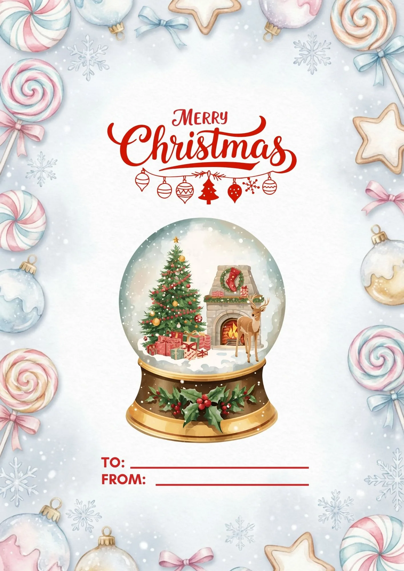 Christmas Printable Gift Card 13