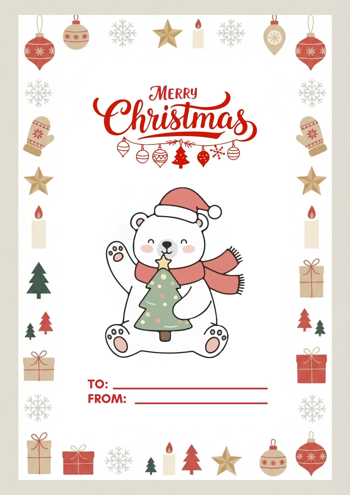 Christmas Printable Gift Card 14