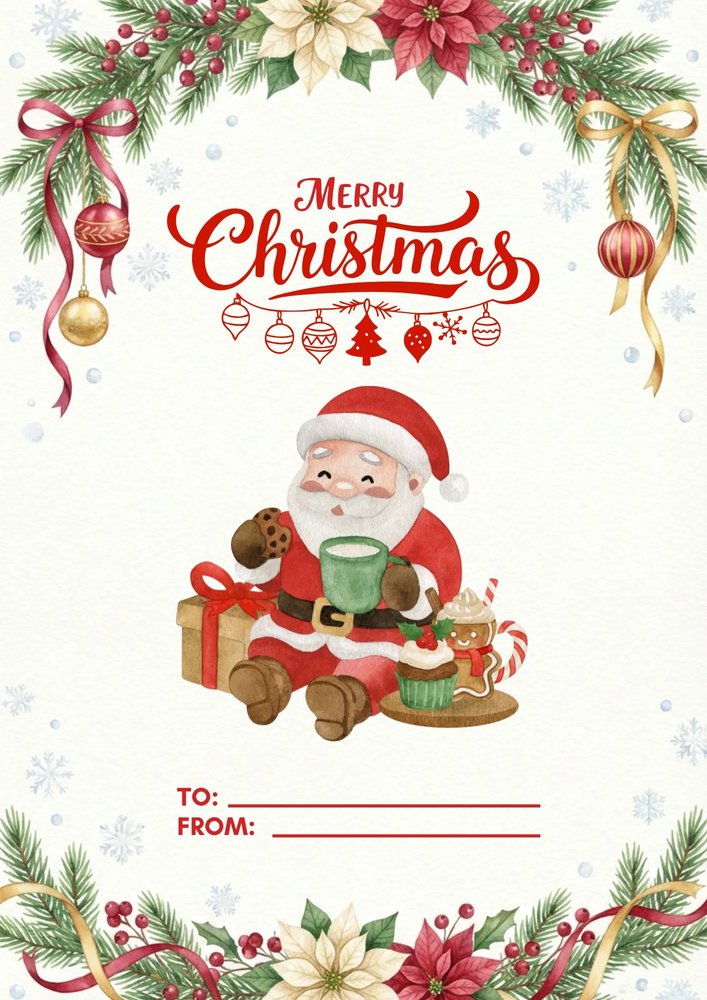 Christmas Printable Gift Card 5