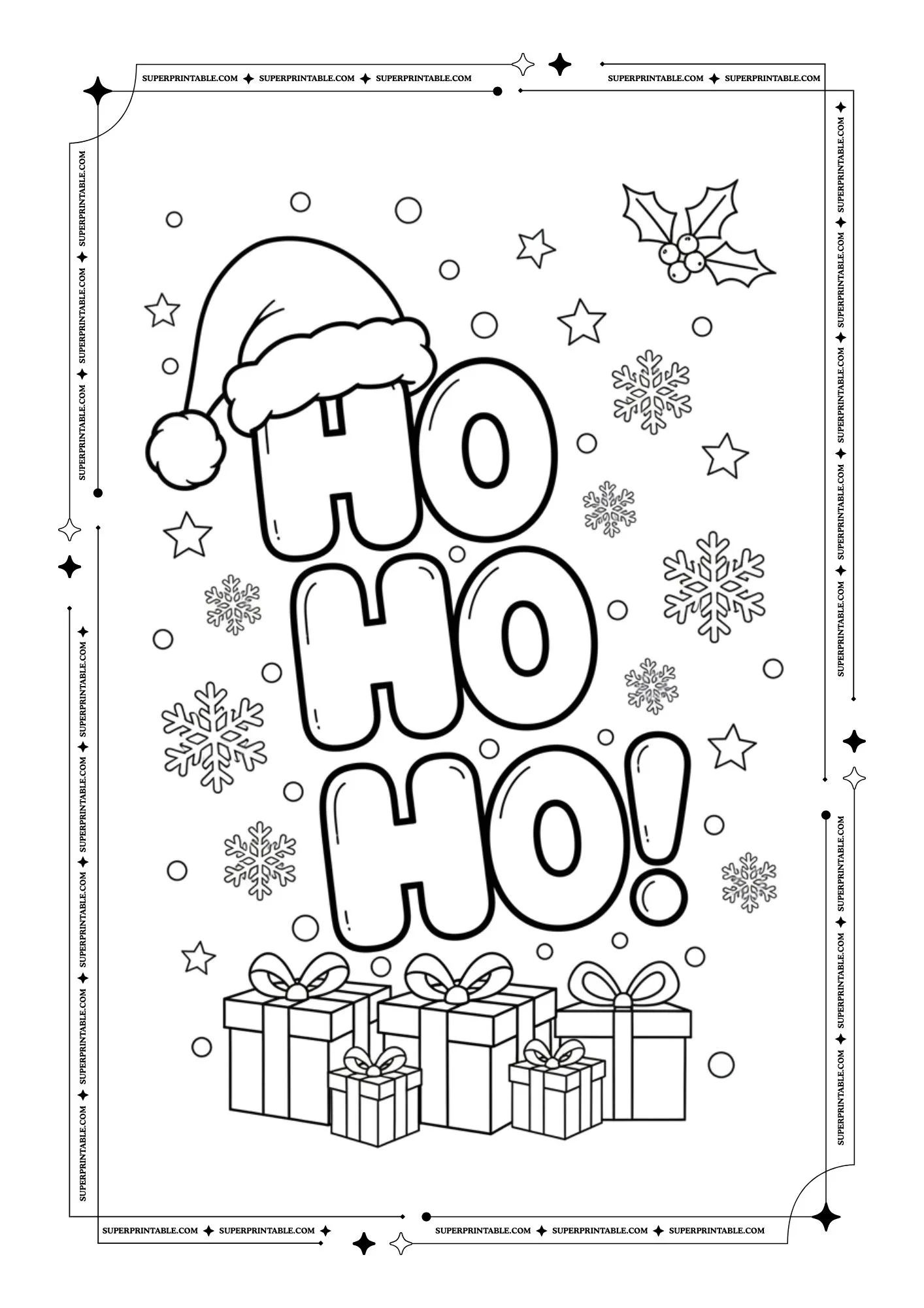 Christmas Quote Coloring Book for Kids & Adults 1