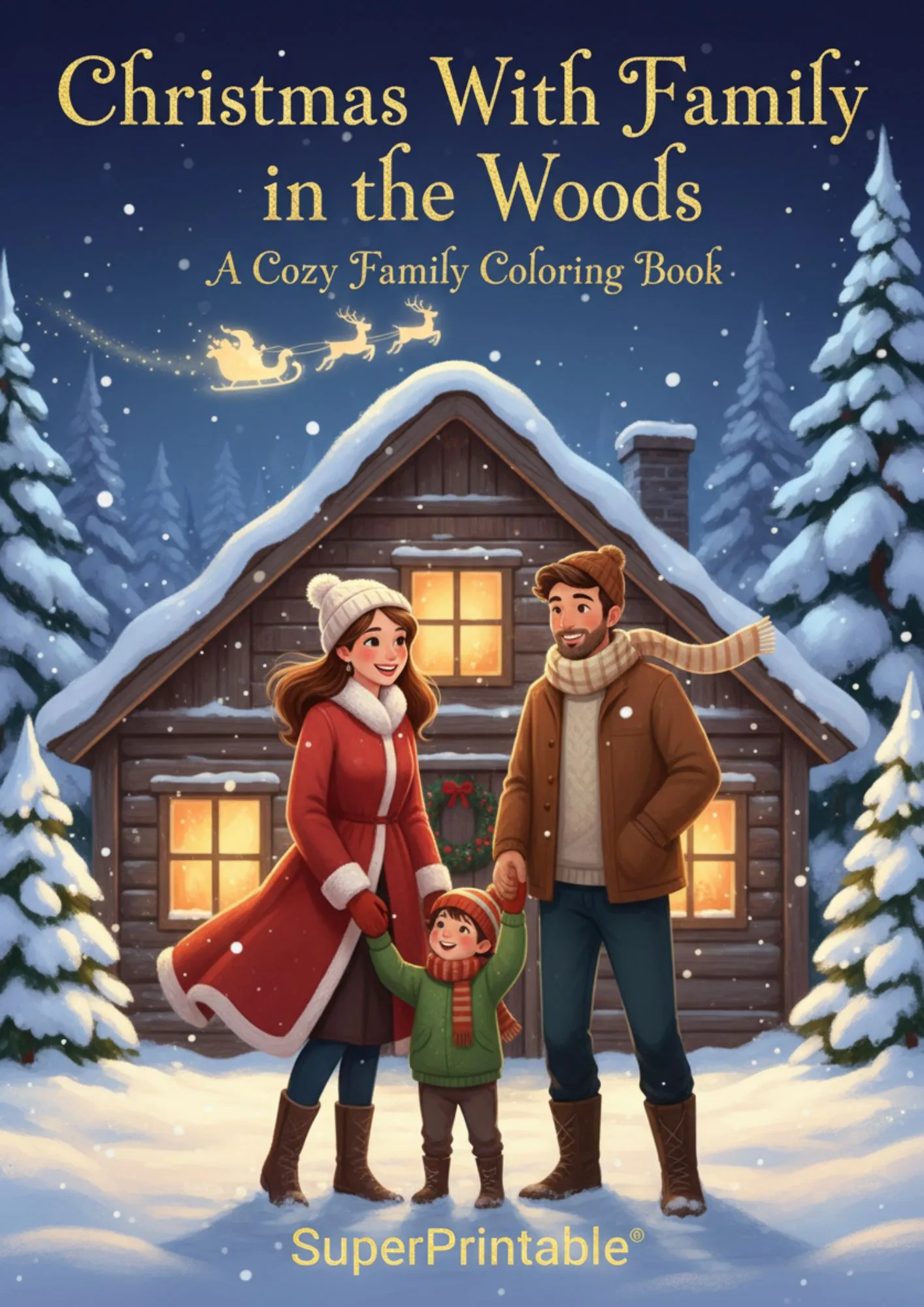 Christmas With Family in the Woods 1